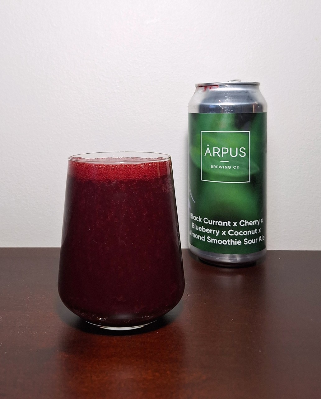 Black Currant x Cherry x Blueberry x Coconut x Almond Smoothie Sour Ale, Ārpus Brewing Co.