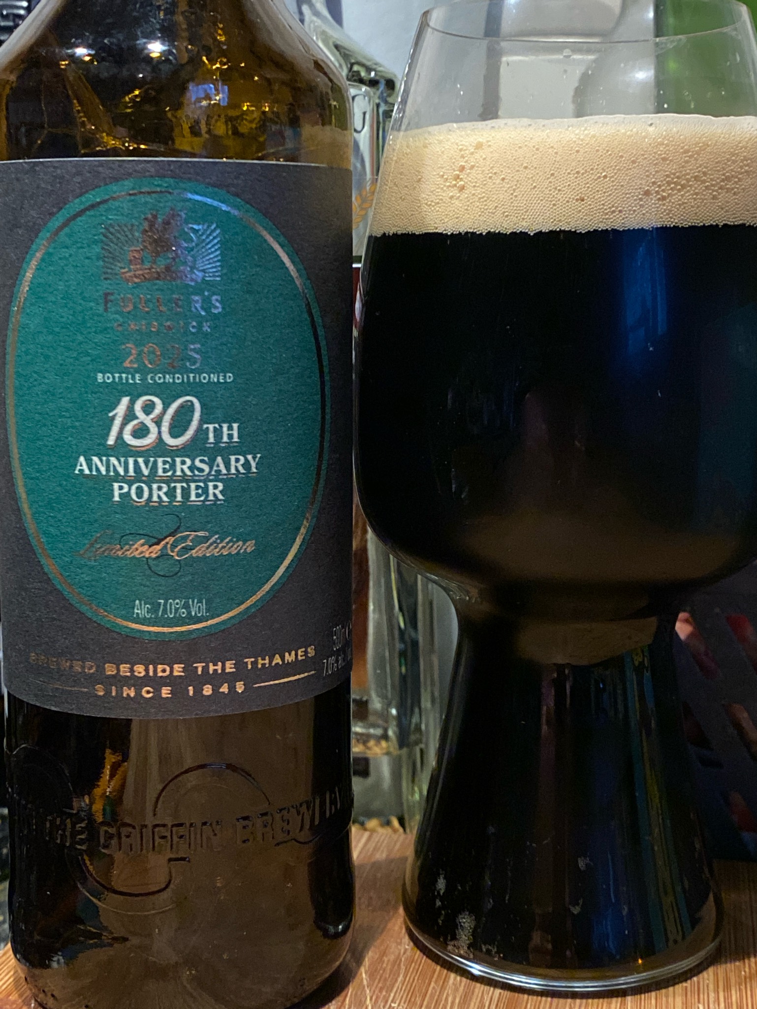 180th Anniversary Porter, Fuller's Griffin Brewery (Asahi Breweries)