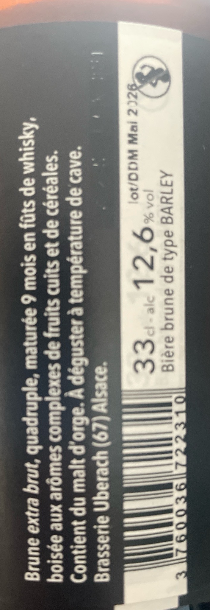 Cask 1, Brasserie Uberach