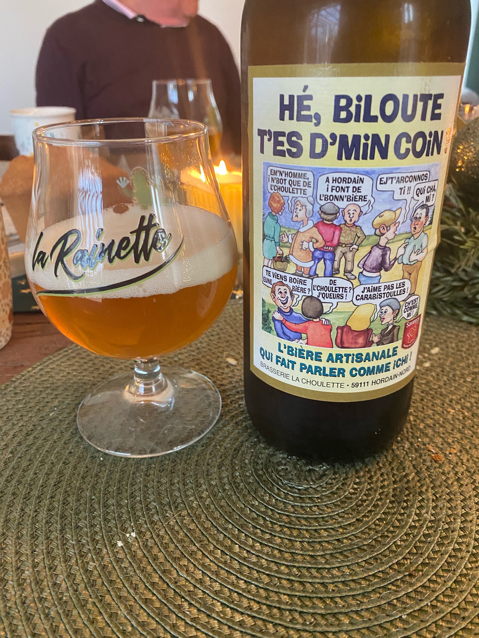 Hé, Biloute ! T'Es D'Min Coin ? Blonde, Brasserie La Choulette