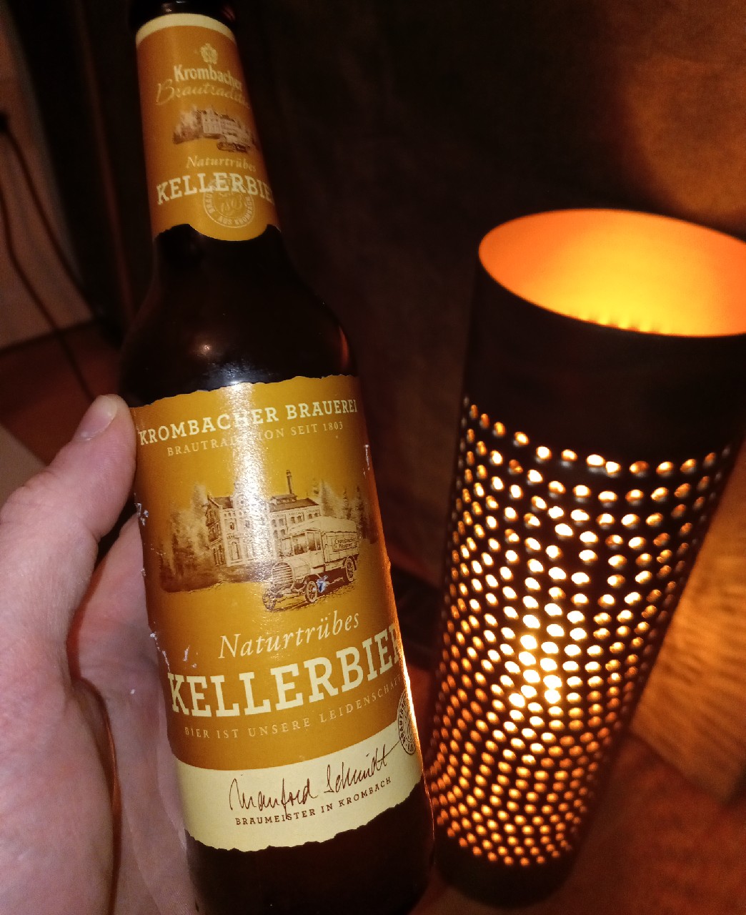 Krombacher Naturtrübes Kellerbier, Krombacher Brauerei