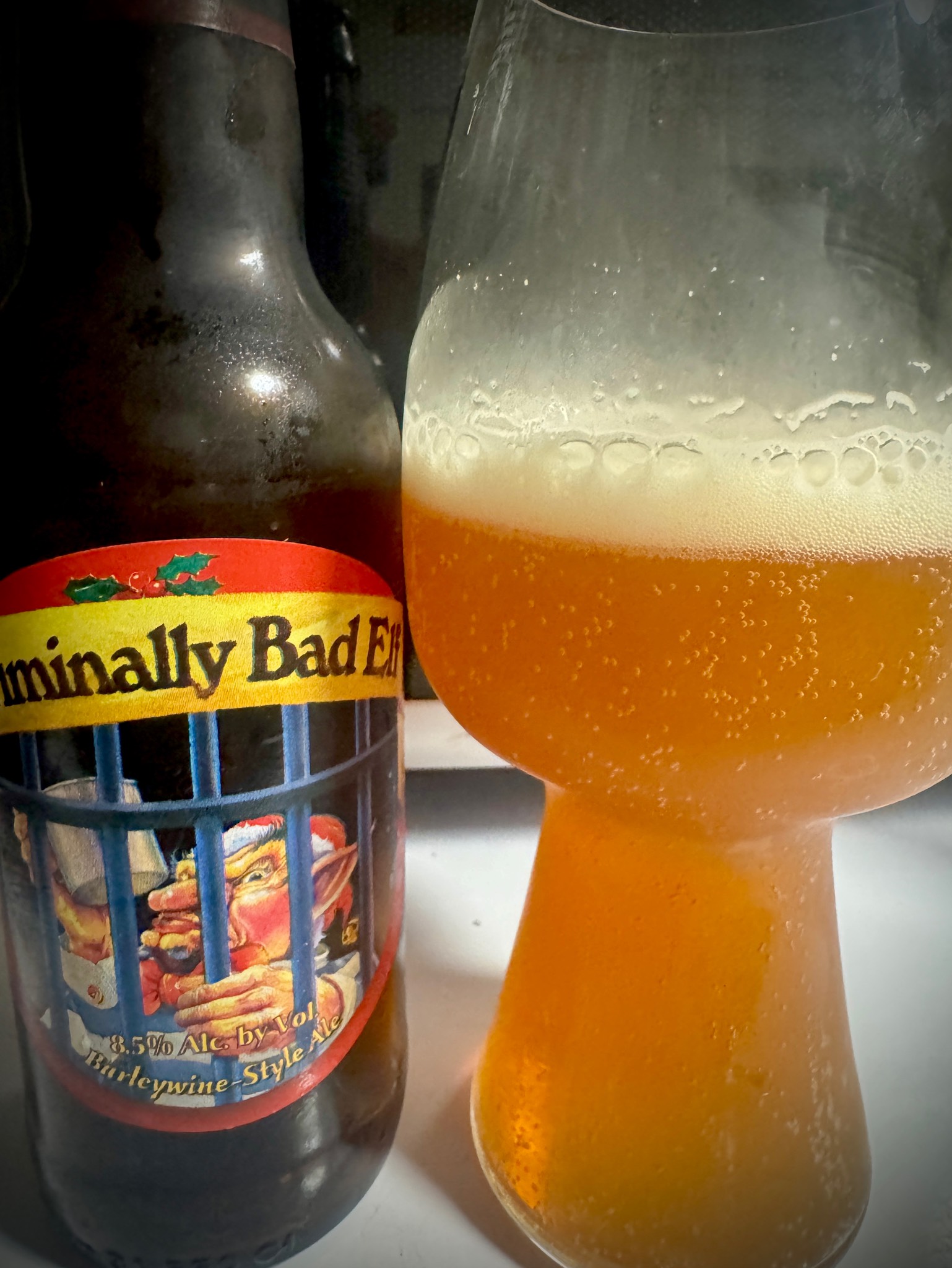 Criminally Bad Elf 8.5%, Ridgeway Brewing