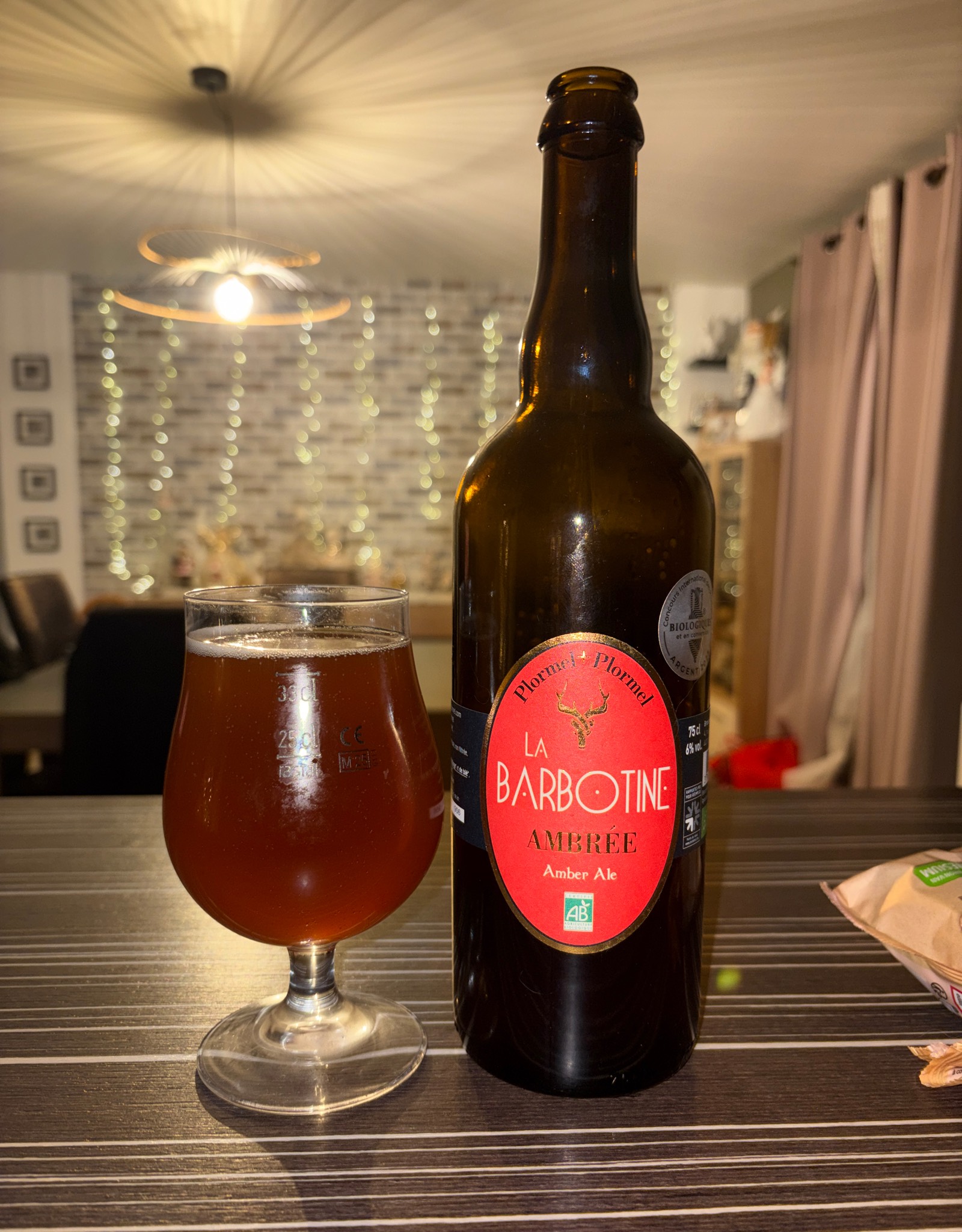 La Barbotine Ambrée, Brasserie Plormel (Ermin, La Barbotine)