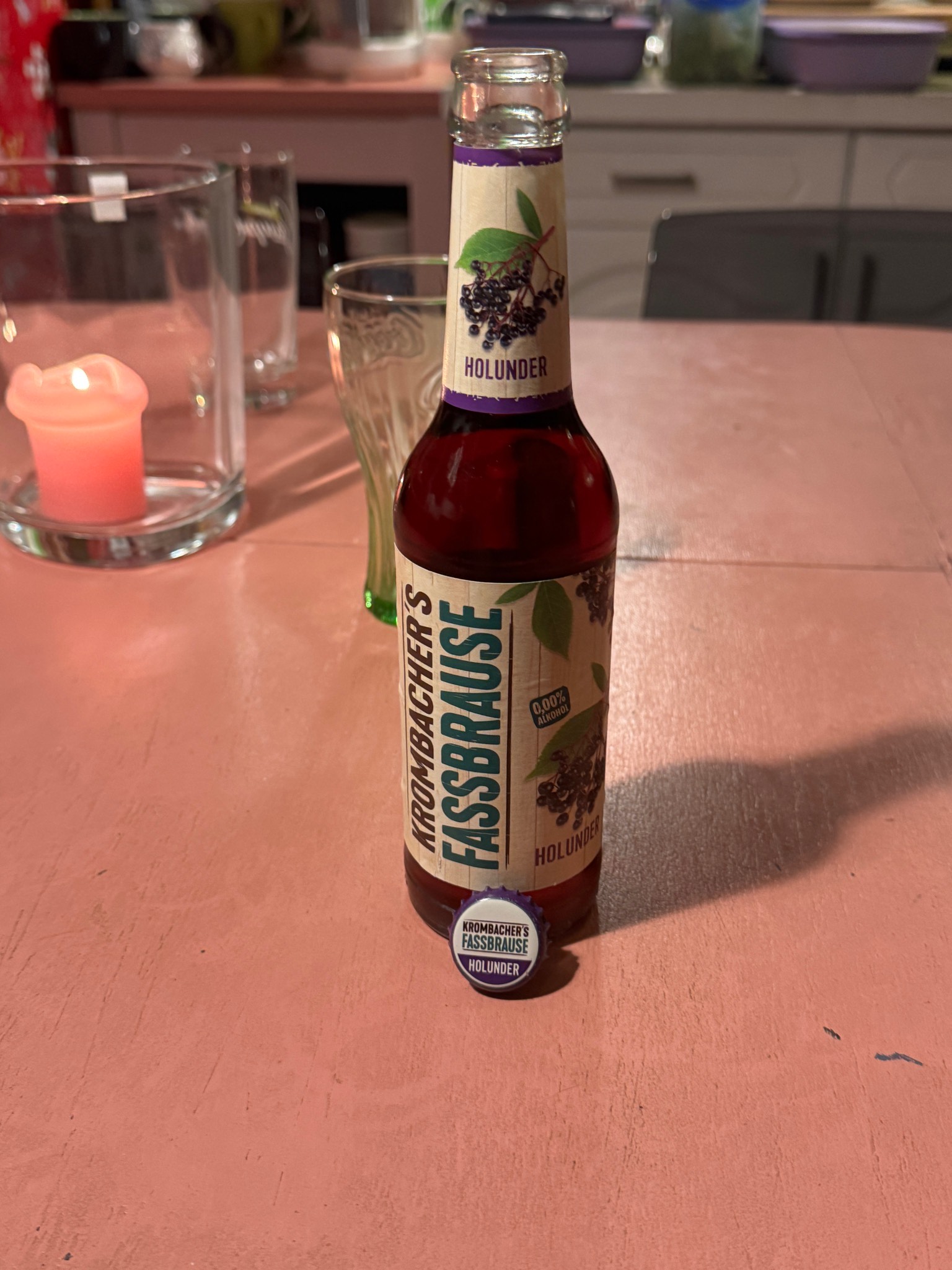 Krombacher's Fassbrause Holunder, Krombacher Brauerei