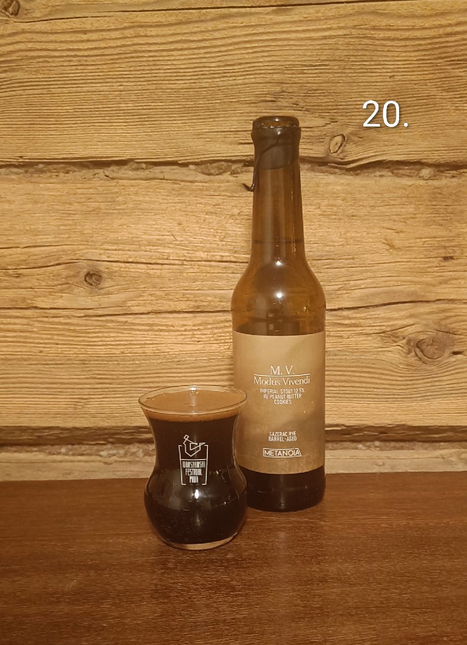 M.V. – Modus Vivendi Sazerac Rye Barrel-Aged, Metanoia Brewing