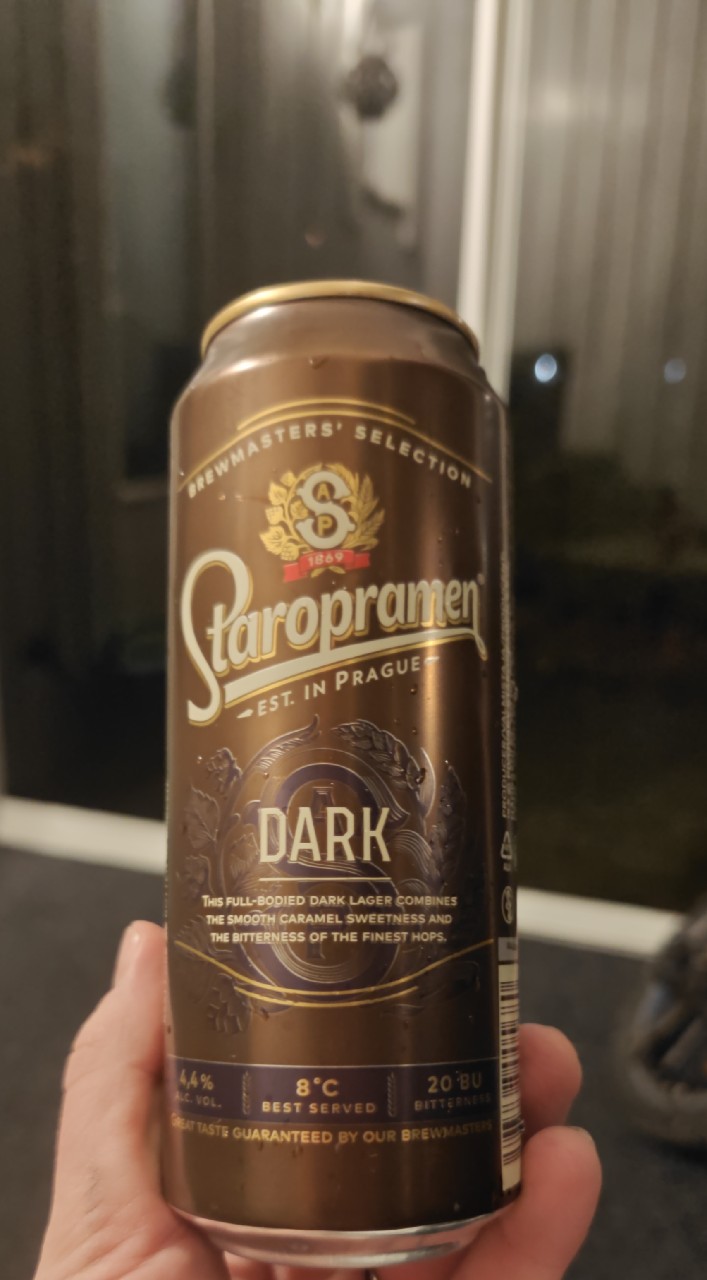 Staropramen Černý / Dark, Pivovary Staropramen (MolsonCoors)