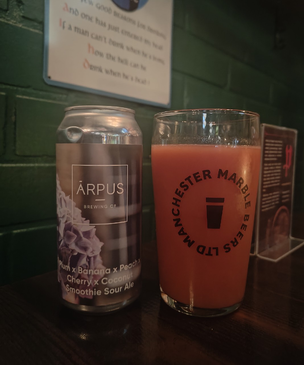 Plum X Banana X Peach X Cherry X Coconut Smoothie Sour Ale, Ārpus Brewing Co.