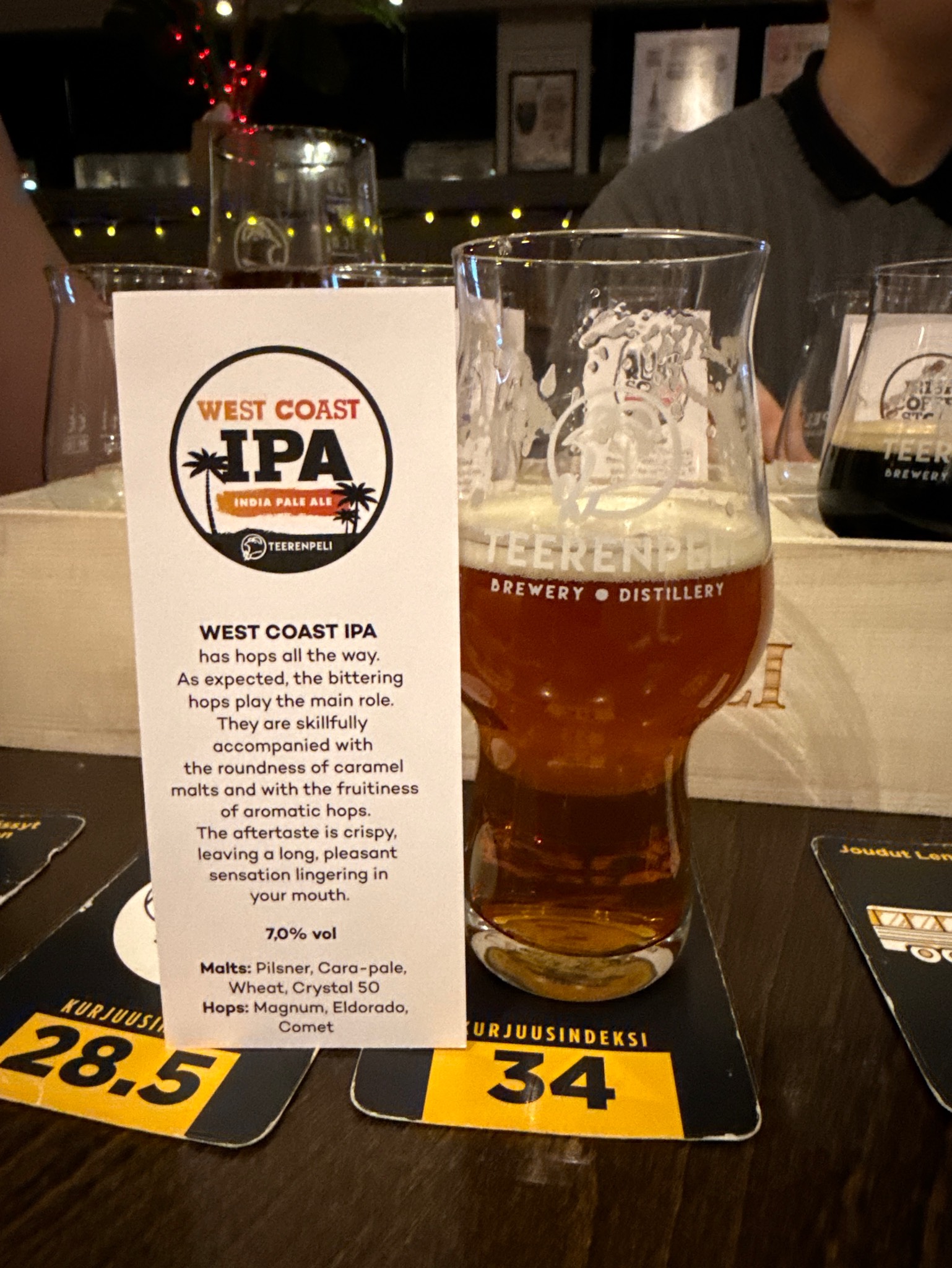 West Coast IPA 2023, Teerenpeli Panimo & Tislaamo
