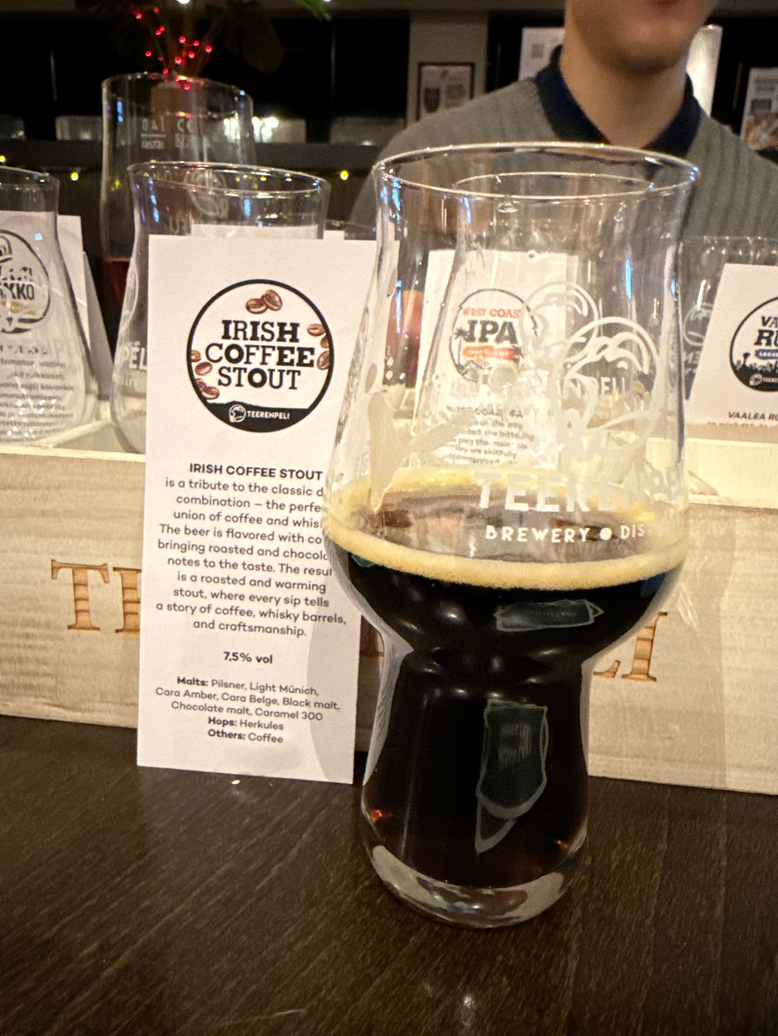 IRISH COFFEE STOUTH, Teerenpeli Panimo & Tislaamo