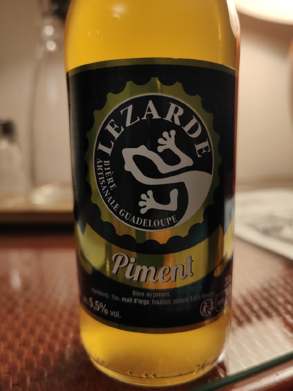 Lézarde Piment, Guadeloupe