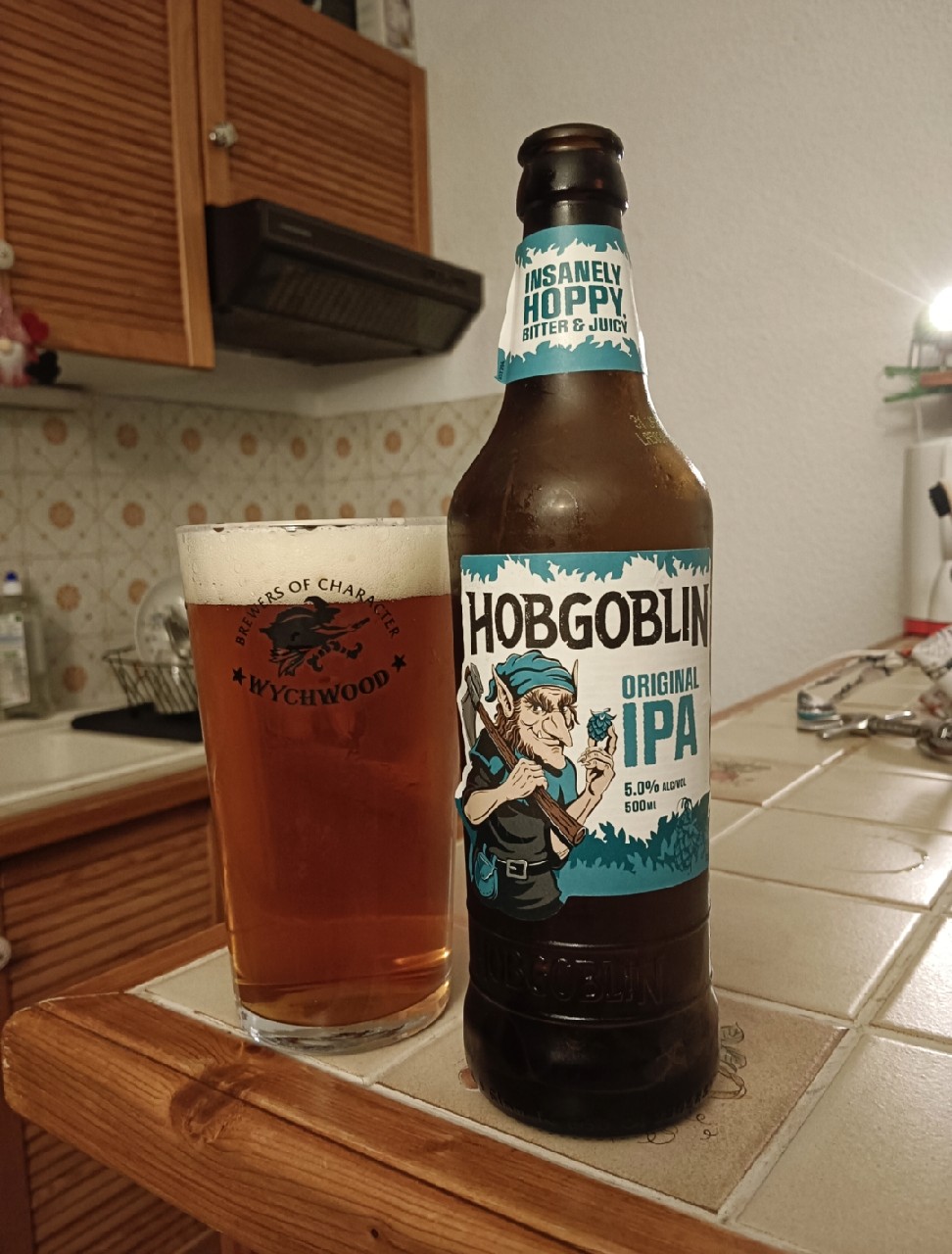 Hobgoblin IPA, Wychwood Brewery (Marston's Brewery)