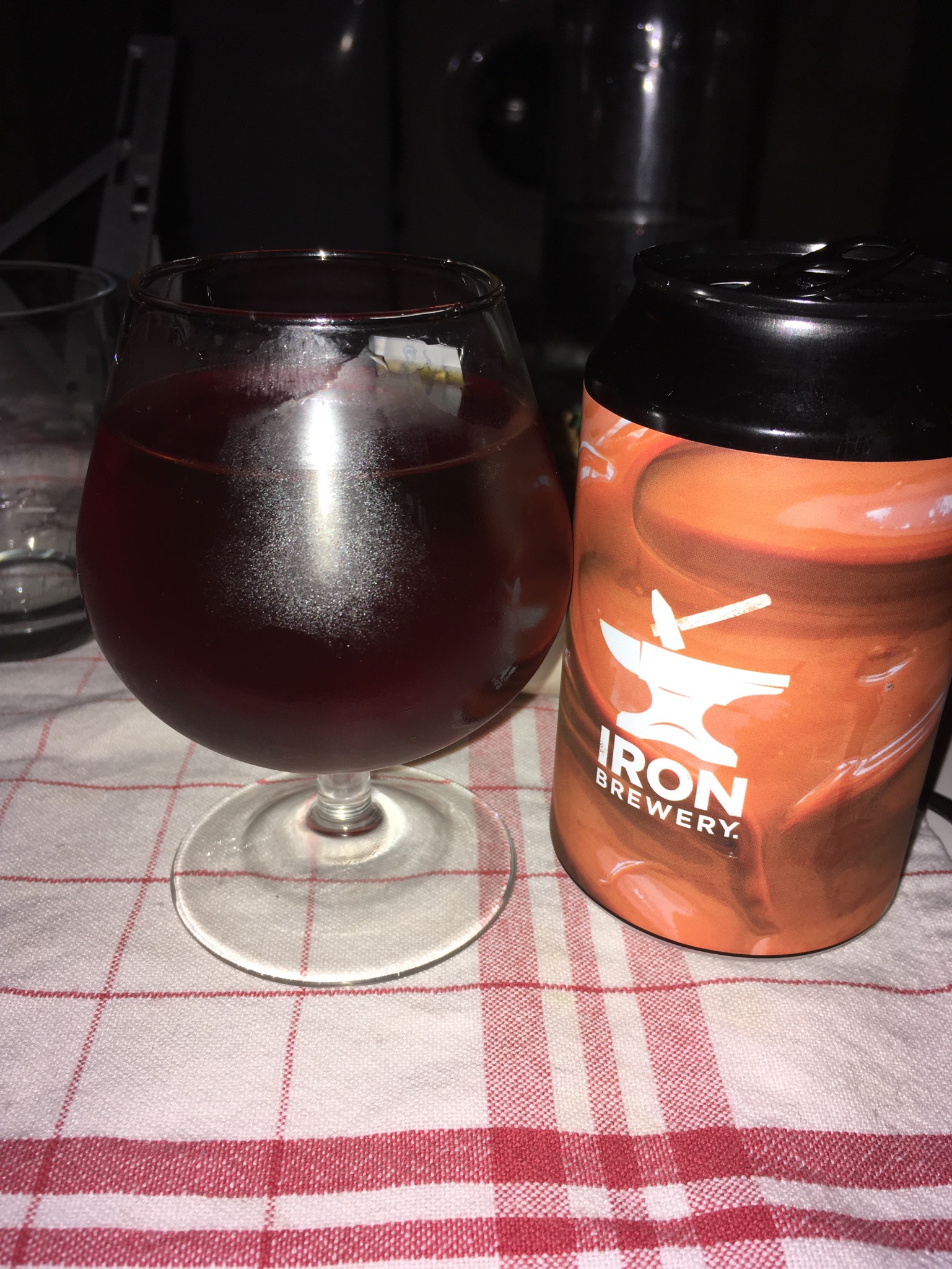 iron brown ale caramel beurre salé, Brasserie Iron