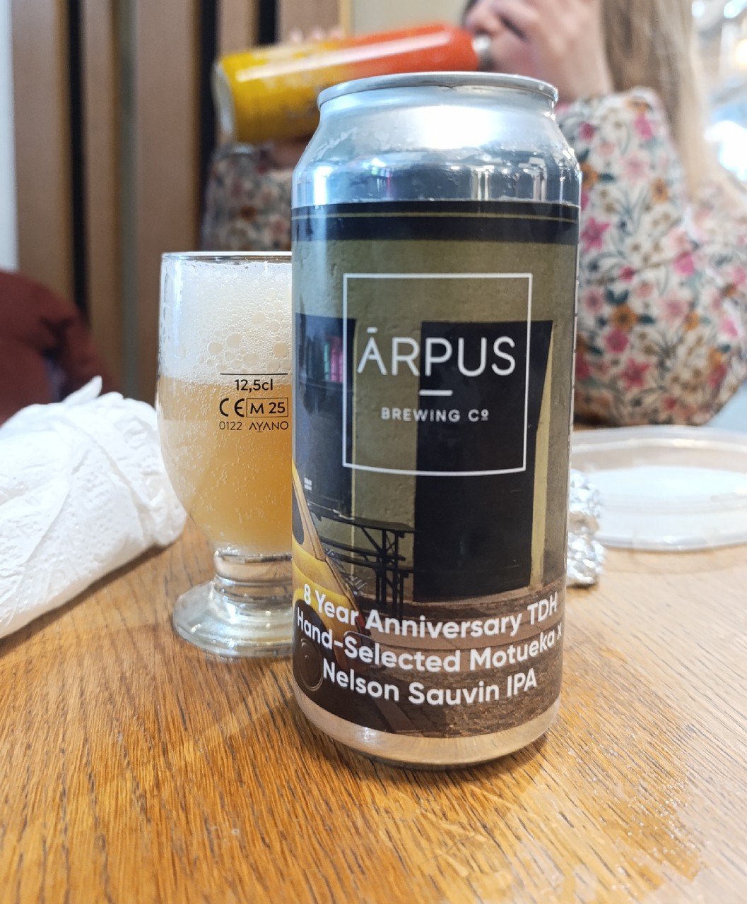 8 year anniversary tdh hand selected motueka X nelson sauvin ipa, Ārpus Brewing Co.