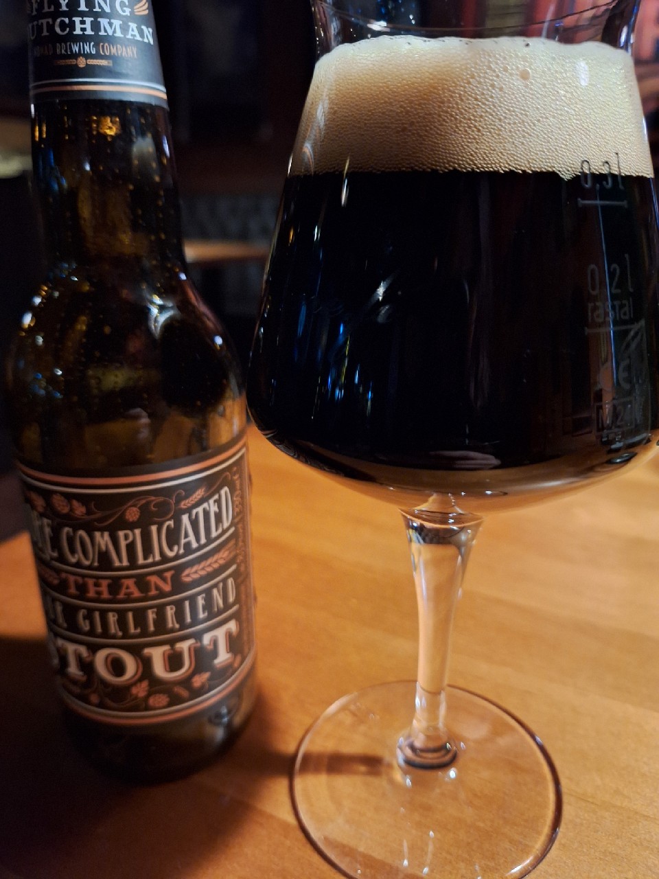 More Complicated Than Your Girlfriend Stout, The Flying Dutchman Nomad Brewing Company