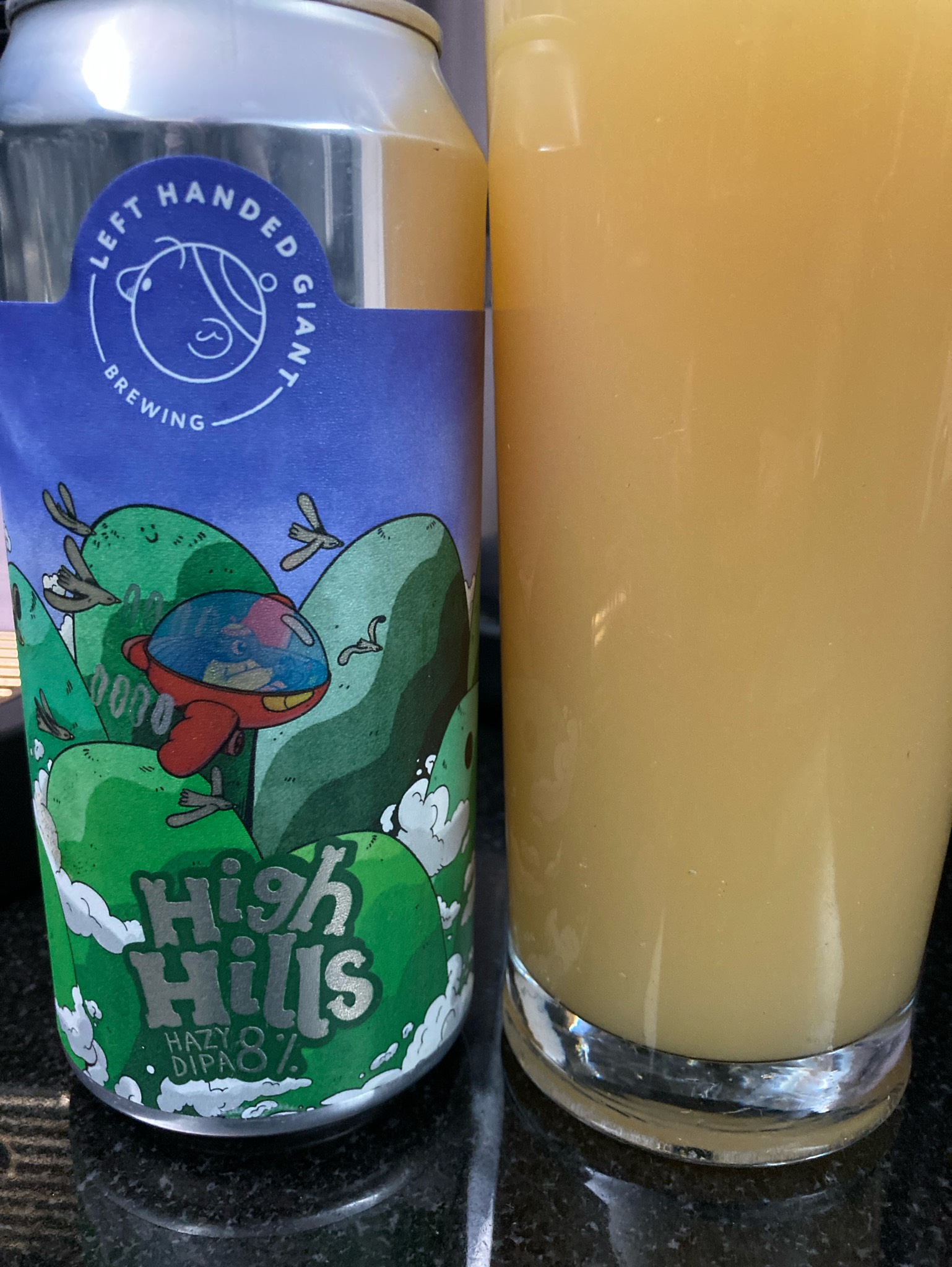 High hills, Left Handed Giant Brewing
