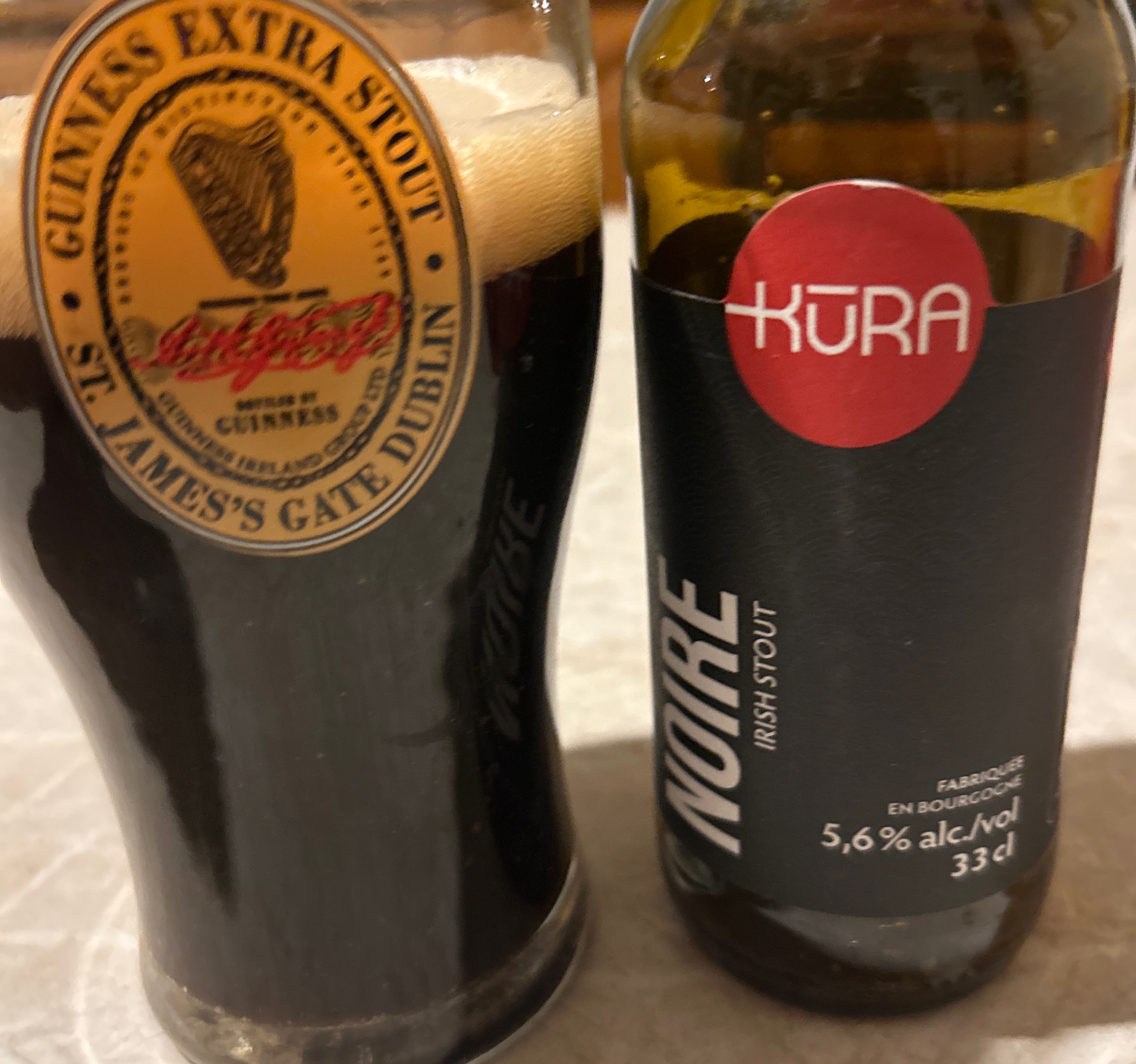Kura Irish Stout Unami, Kura De Bourgogne