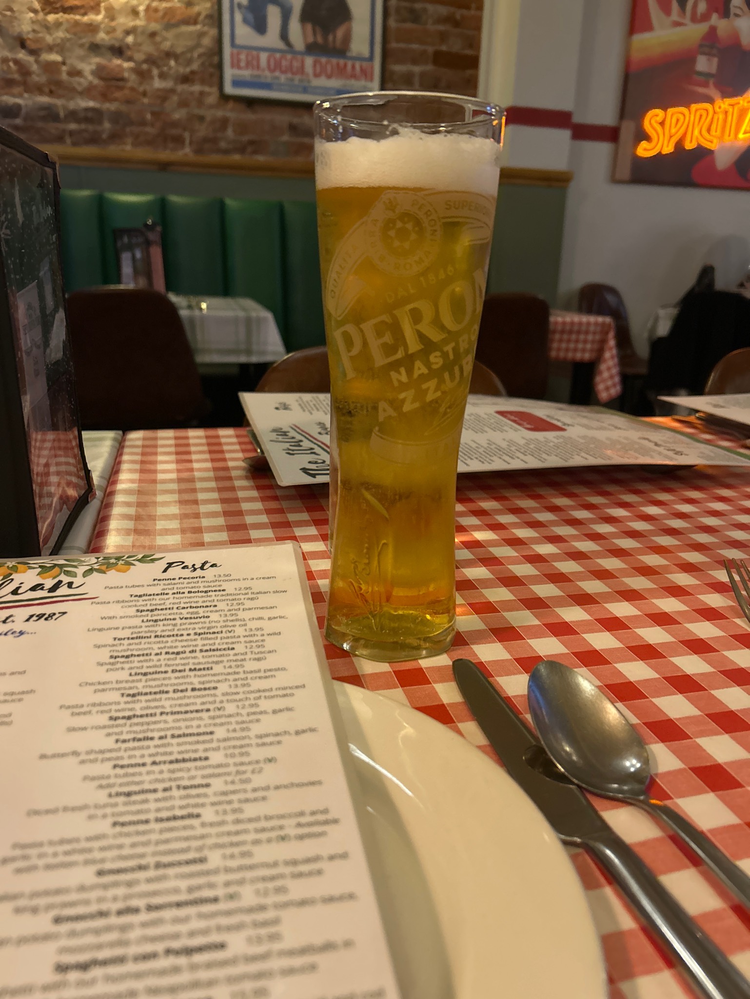 Peroni Original, Italy