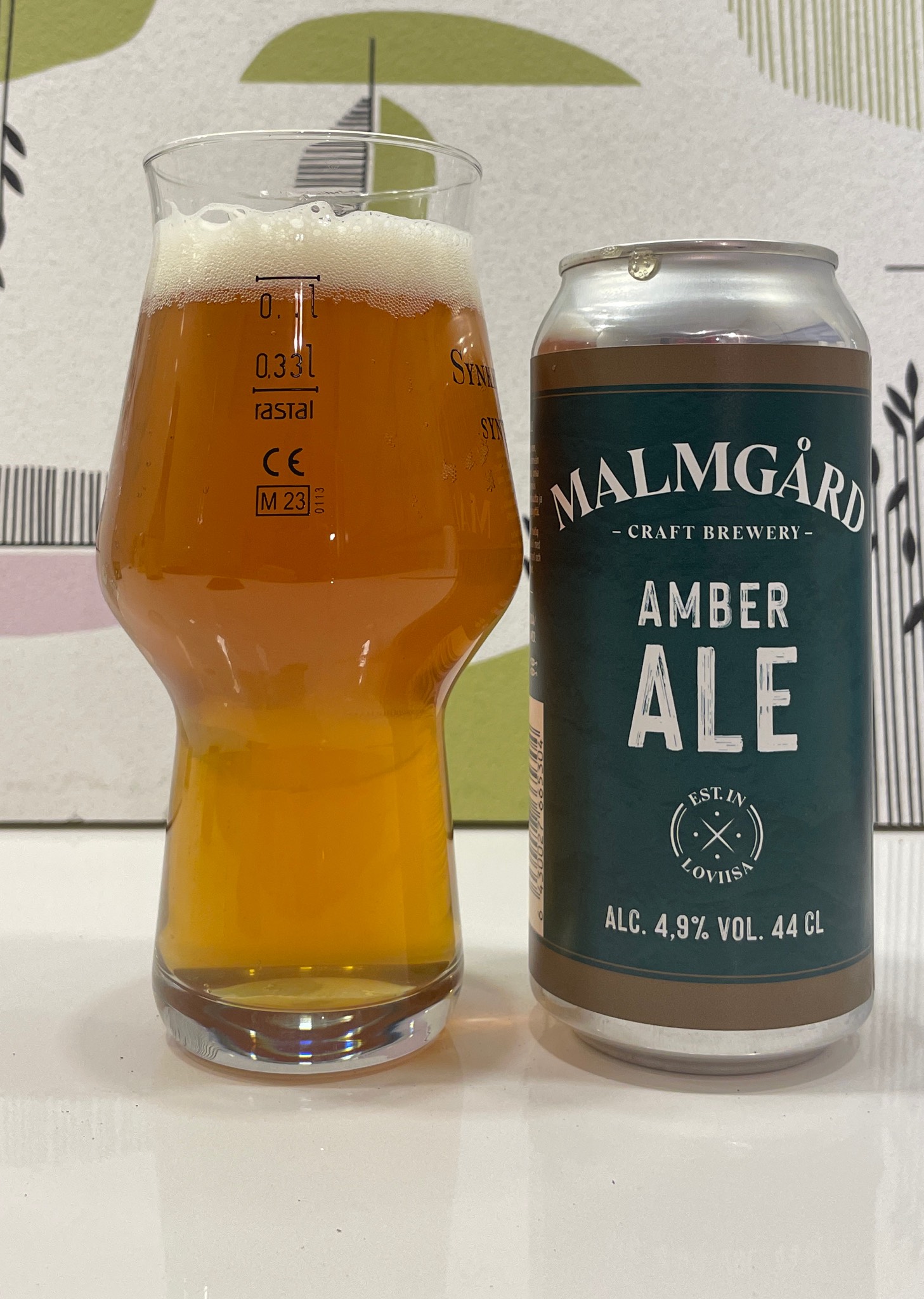 Malmgård amber ale, Finland