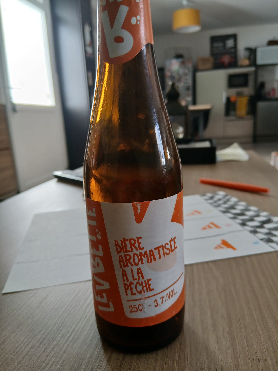 Levrette Pêche, Bières Levrette