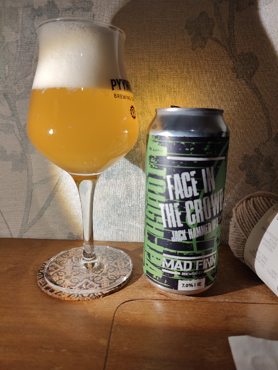 Face in the Crowd Jack Hammer IPA, Mad Finn Brewing Co