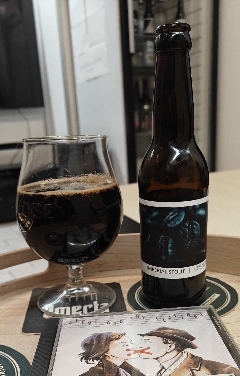 Imperial Stout - Peated Scotch Whisky B.A. 16 Mois Brazilian Coffee Beans, Popinh