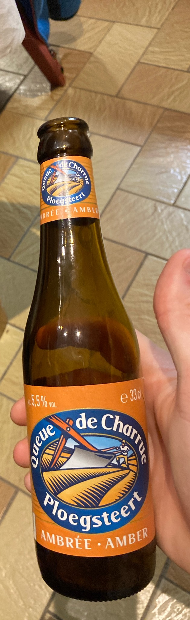 Queue de Charrue Ambrée / Ploegsteert Amber, Brouwerij Vanuxeem