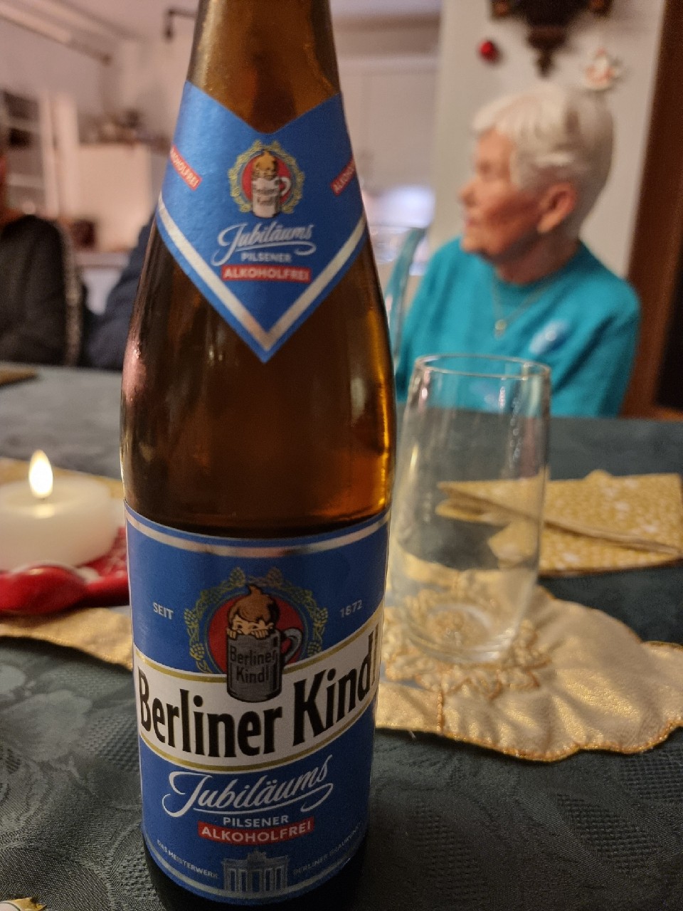 Berliner Kindl Jubiläums Pilsener alkoholfrei, Berliner Kindl Schultheiss Brauerei (Oetker Group)