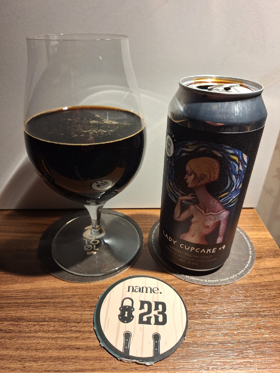 Lady Cupcake #9 (Peanut & Chocolate Chip Cookie), Factory Brewing