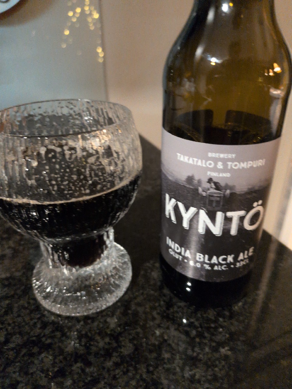Kyntö India Black Ale, Takatalo & Tompuri Brewery