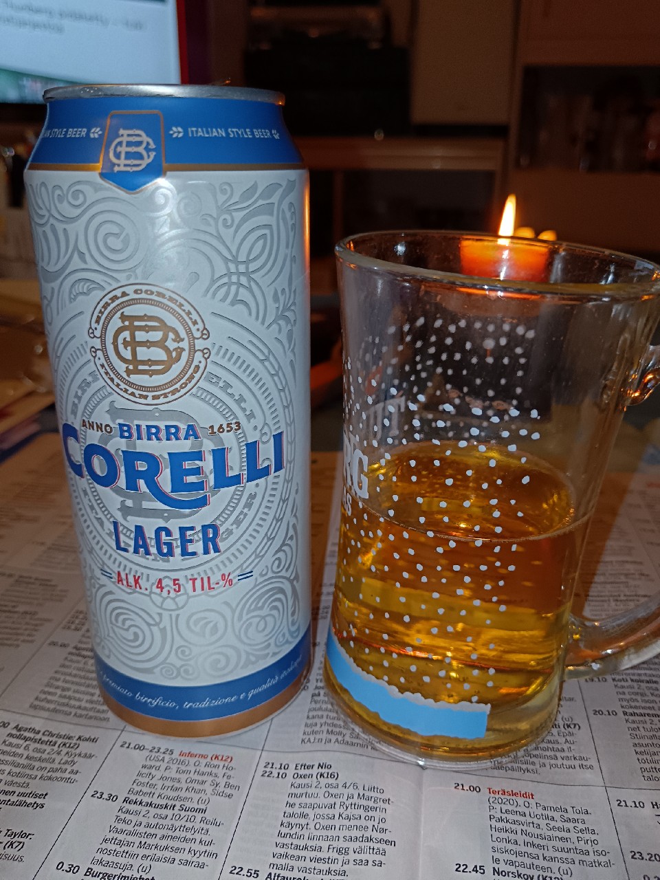 Birra Corelli Lager, Font Salem (Damm)