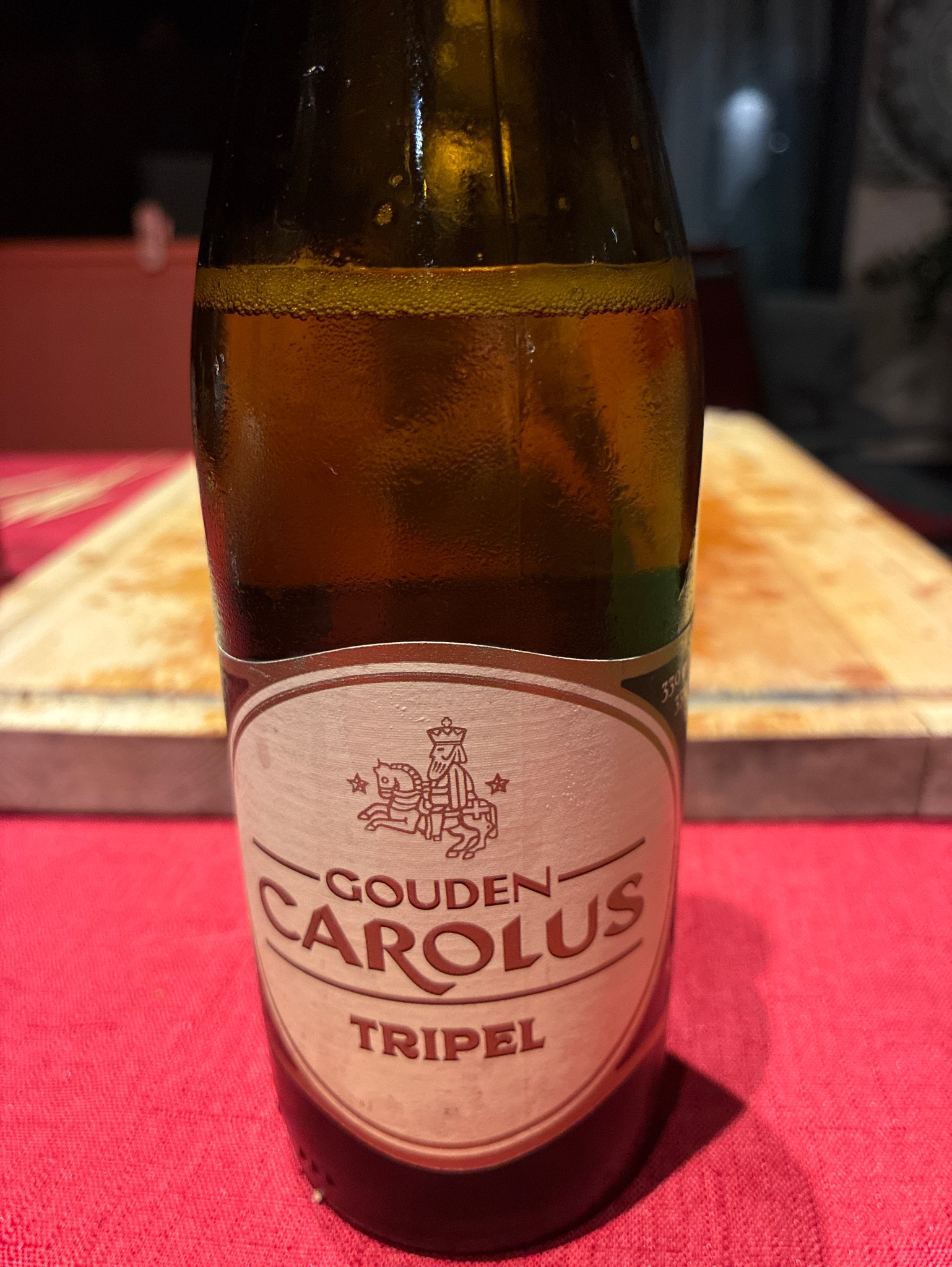 Gouden Carolus Tripel, Belgium