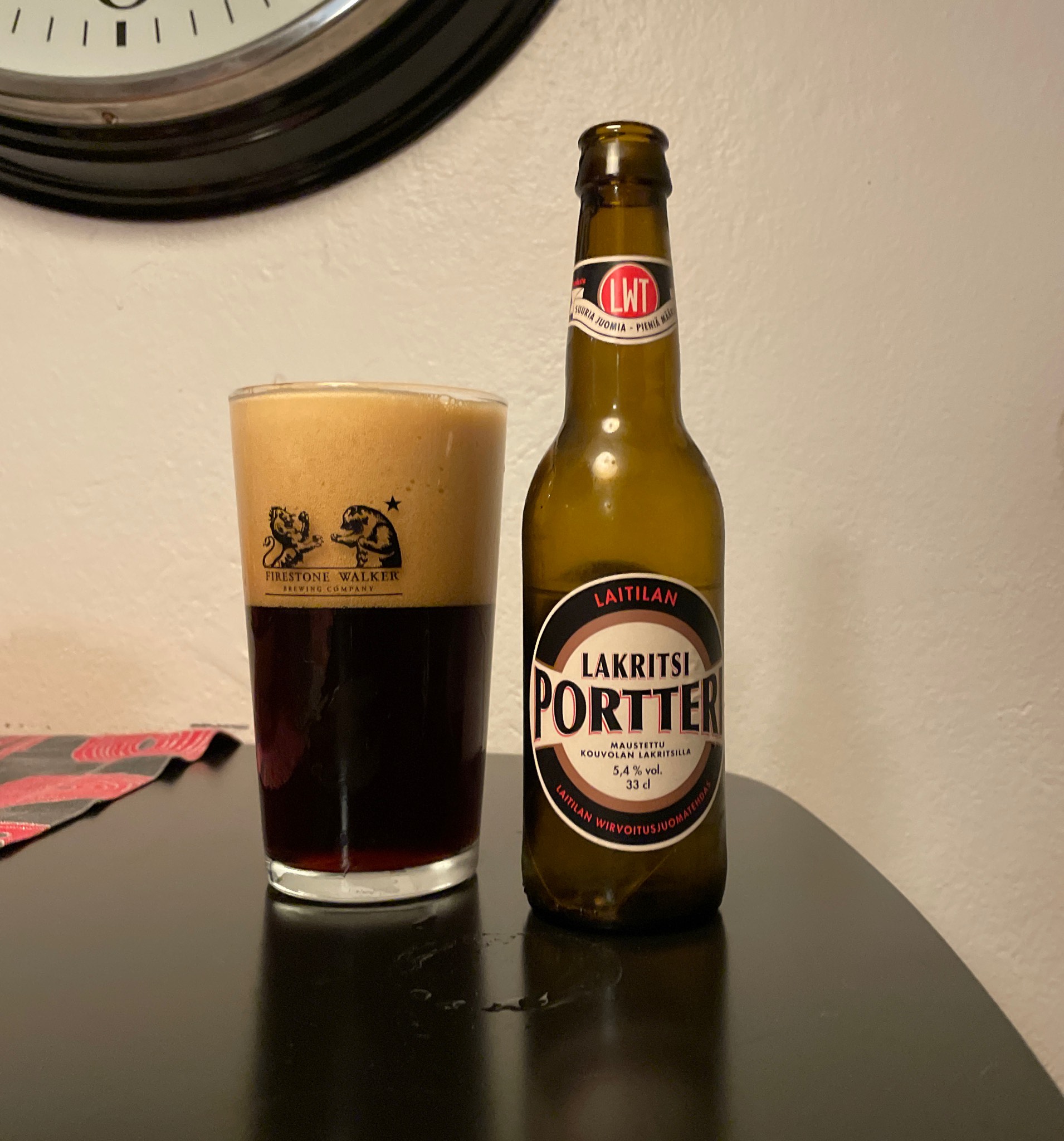 Lakritsi Portteri, Laitilan Wirvoitusjuomatehdas