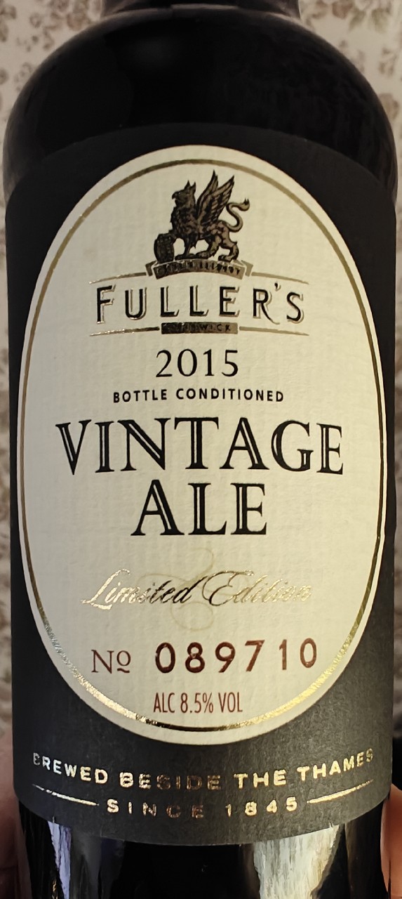 Vintage Ale (2015), Fuller's Griffin Brewery (Asahi Breweries)