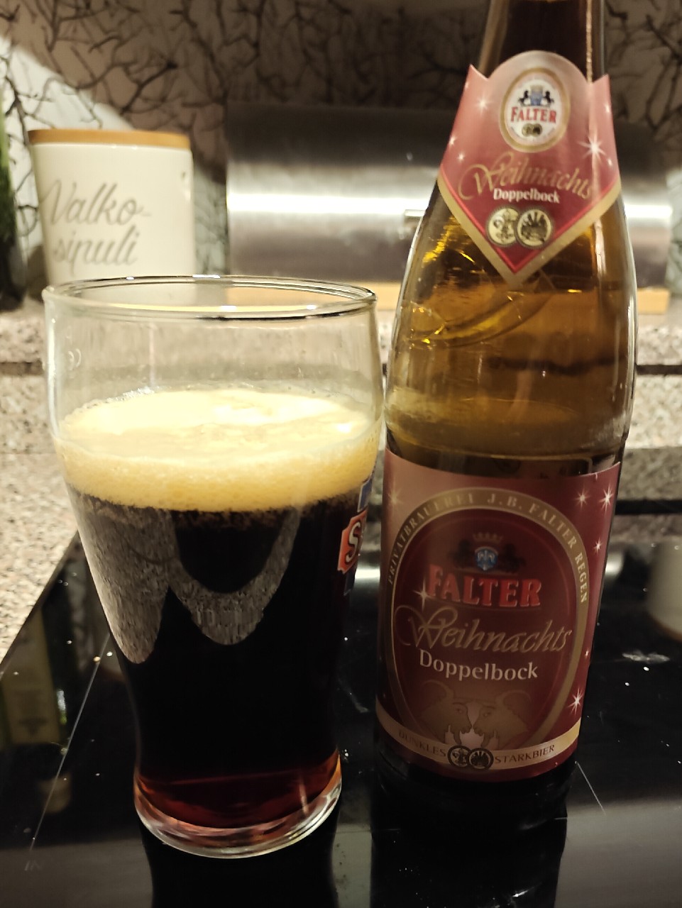 Falter Weihnachts Doppelbock, Privatbrauerei J.B. Falter Regen KG