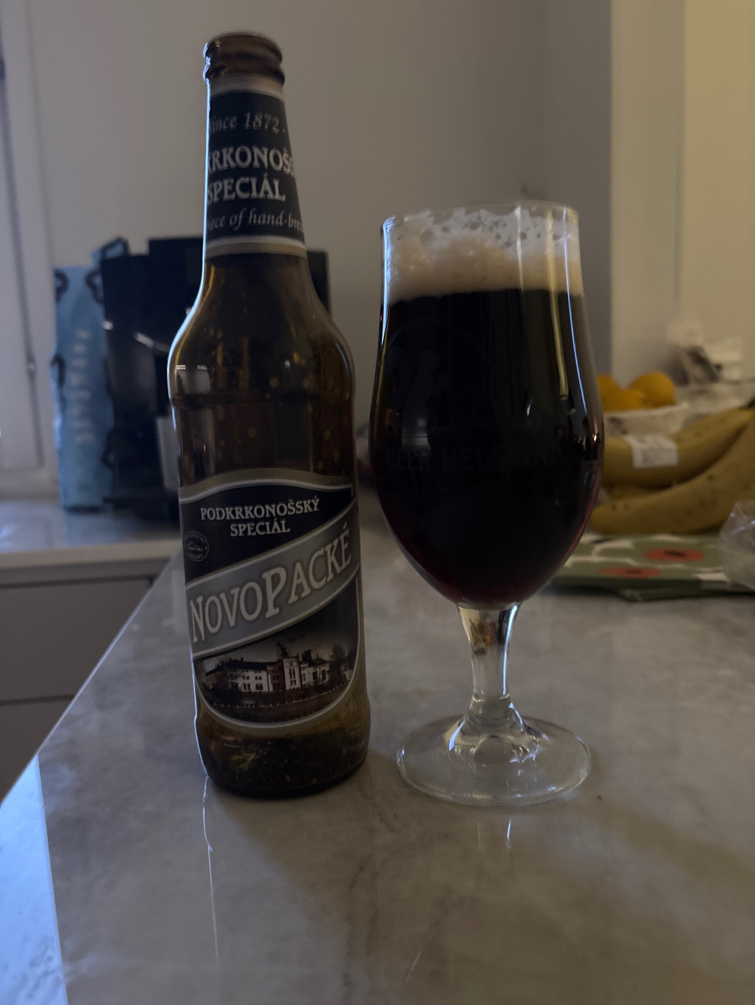 Novopacké Pivo Podkrkonošský Speciál Tmavý, Pivovar Nová Paka