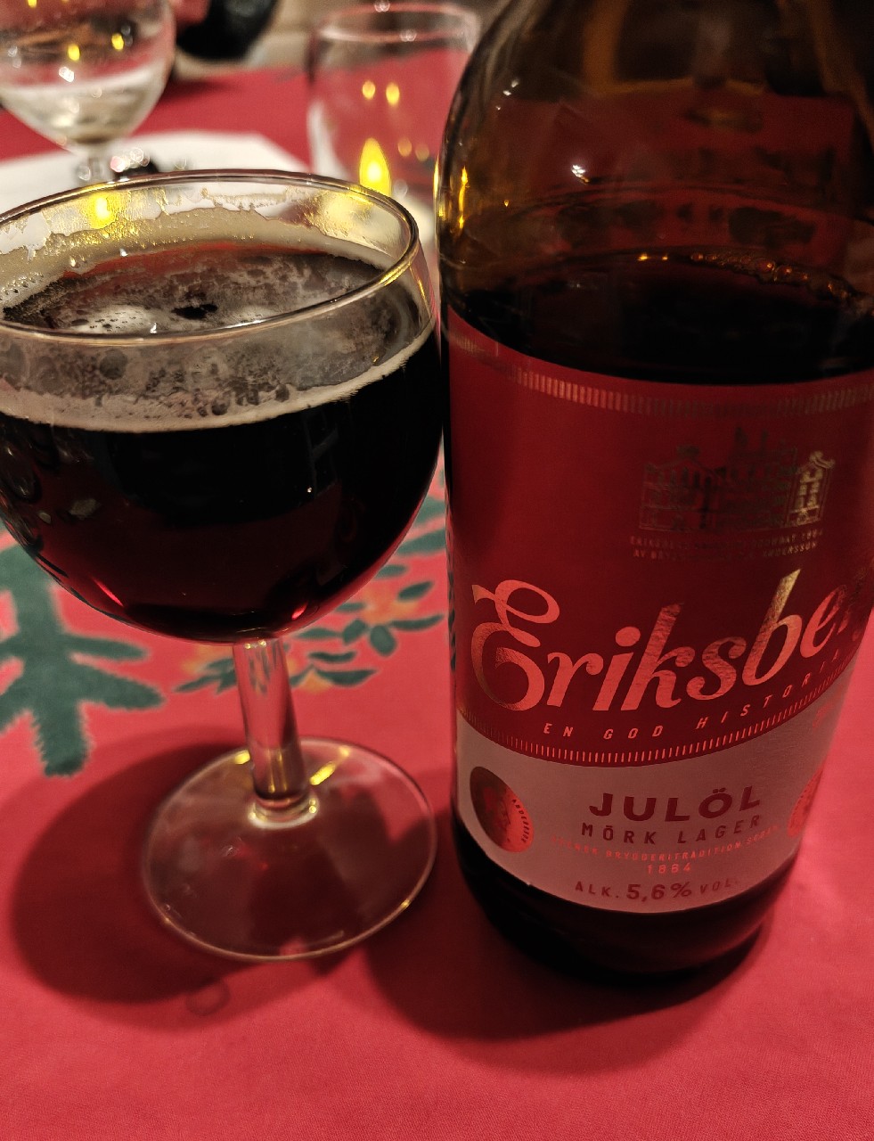 Eriksberg Julbrygd / Julöl, Carlsberg Sverige