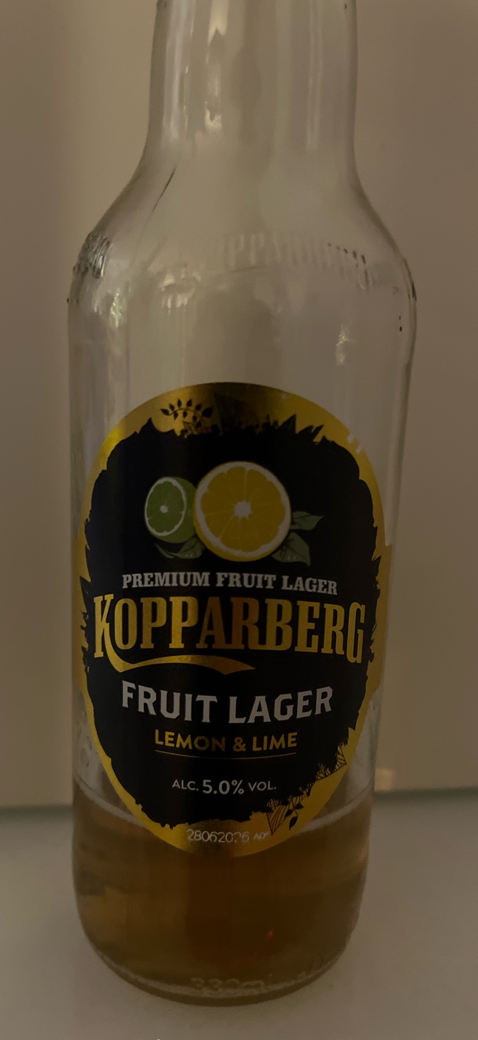 Kopparberg Fruit Lager Lemon & Lime, Kopparbergs Bryggeri