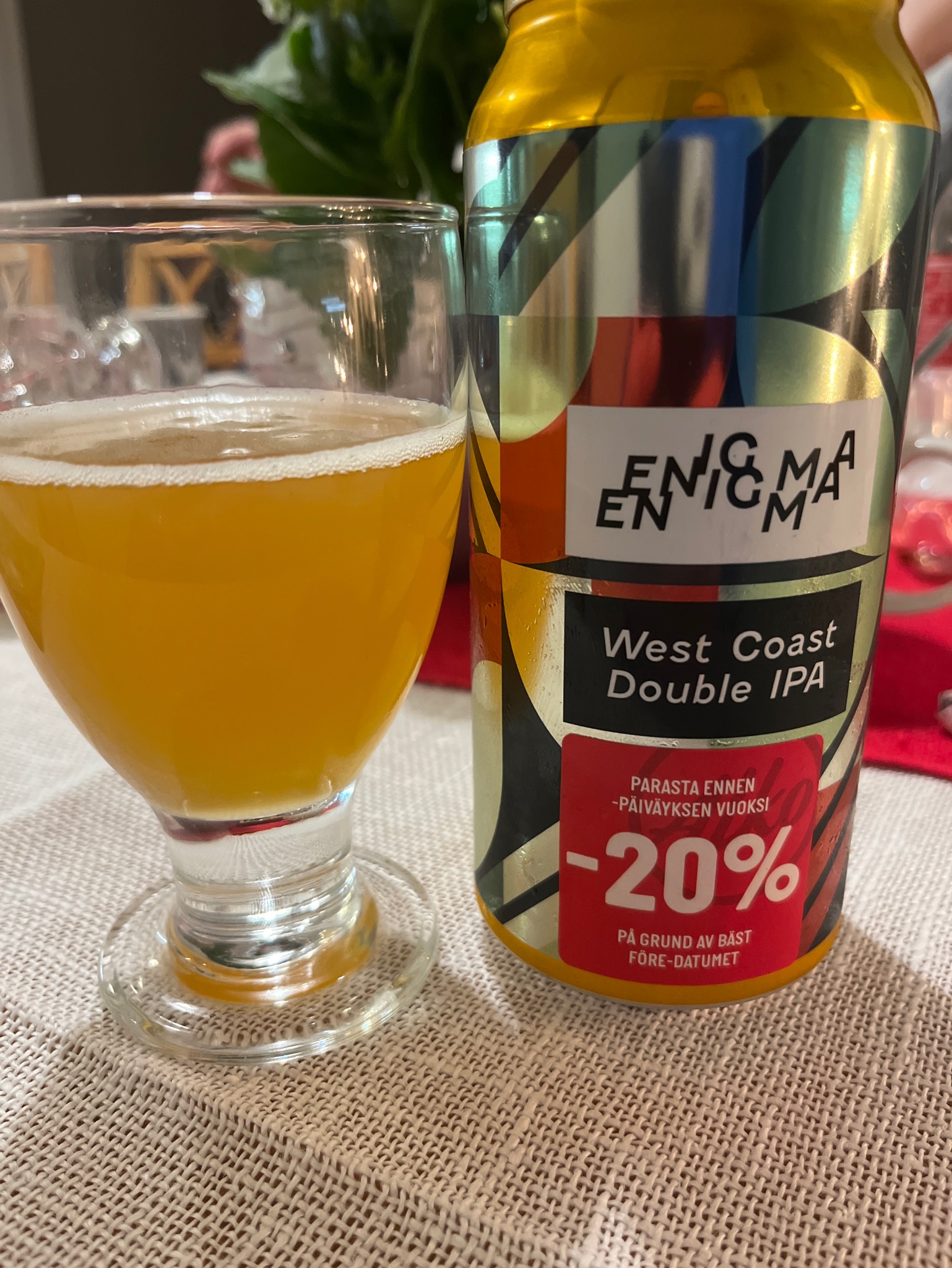 Enigma West Coast Double IPA, Finland