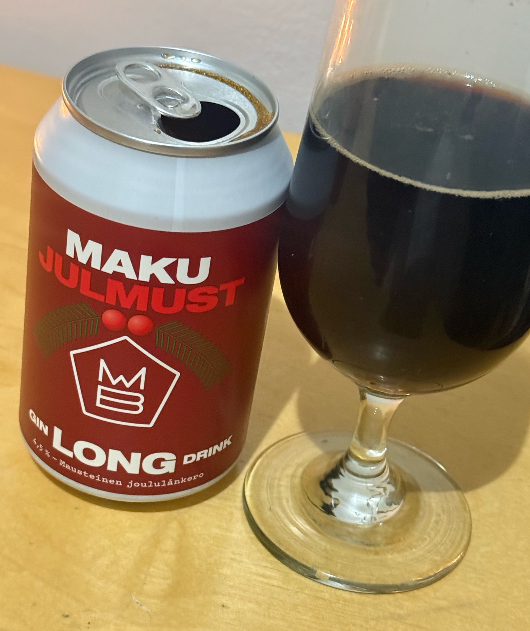 Julmust Gin Long Drink, Finland