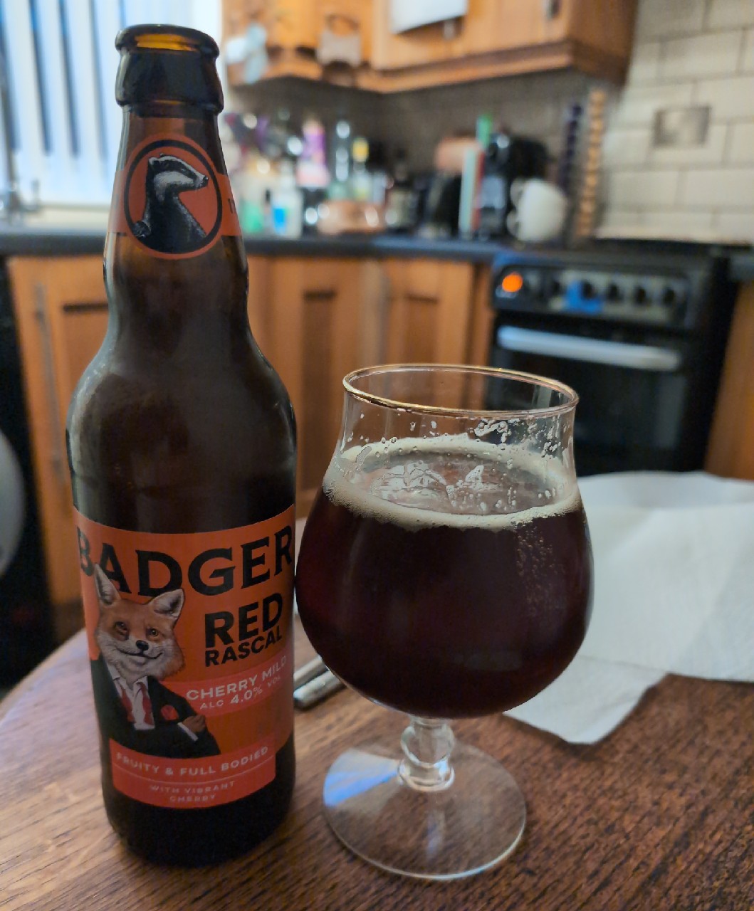 Red Rascal, Badger Brewery (Hall & Woodhouse)