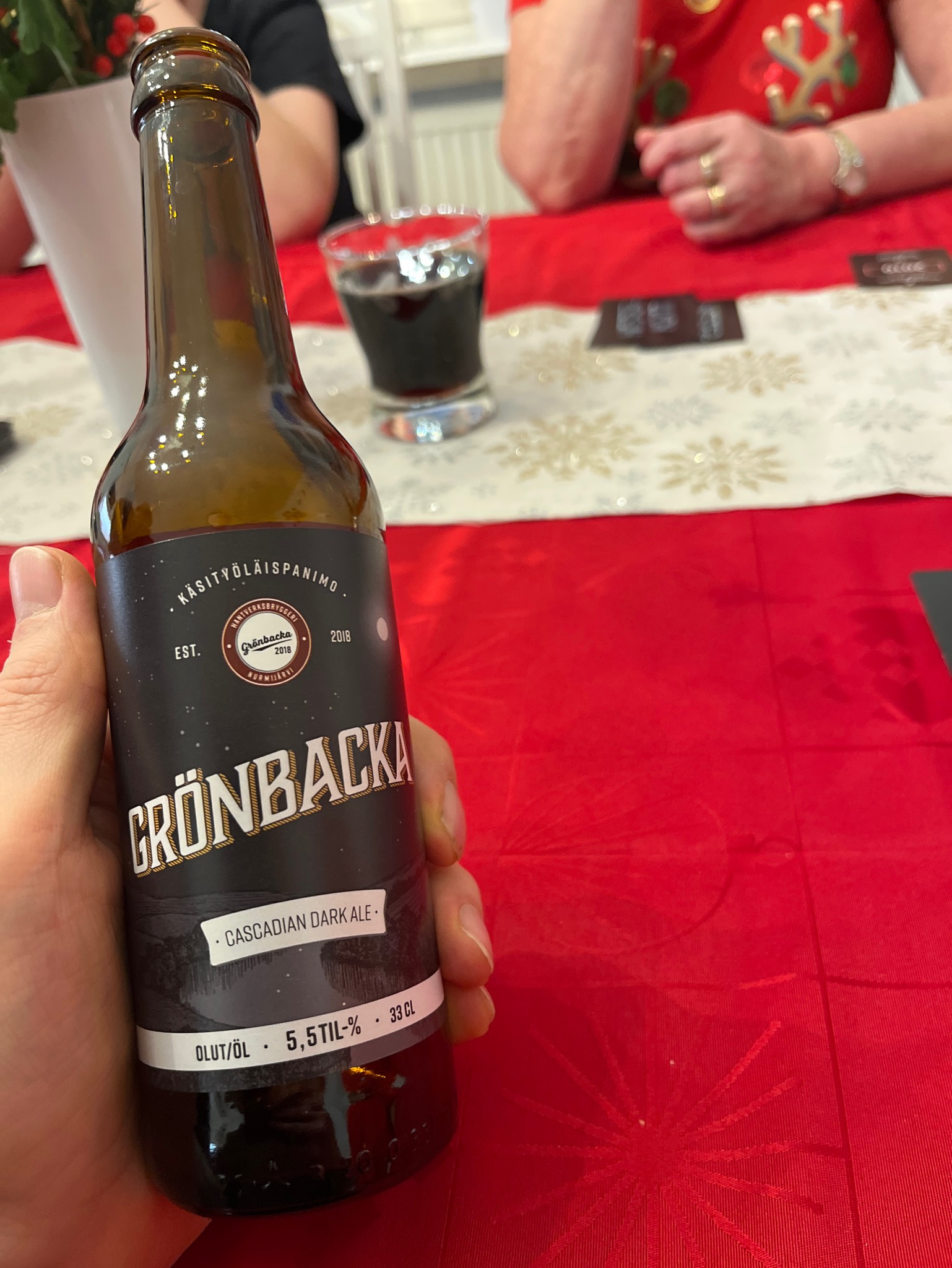 Cascadian Dark Ale, Grönbacka Panimo