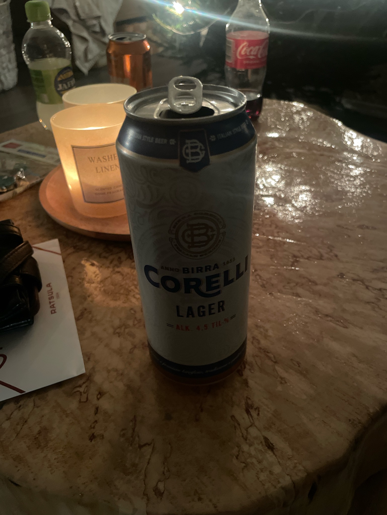 Birra Corelli Lager, Font Salem (Damm)