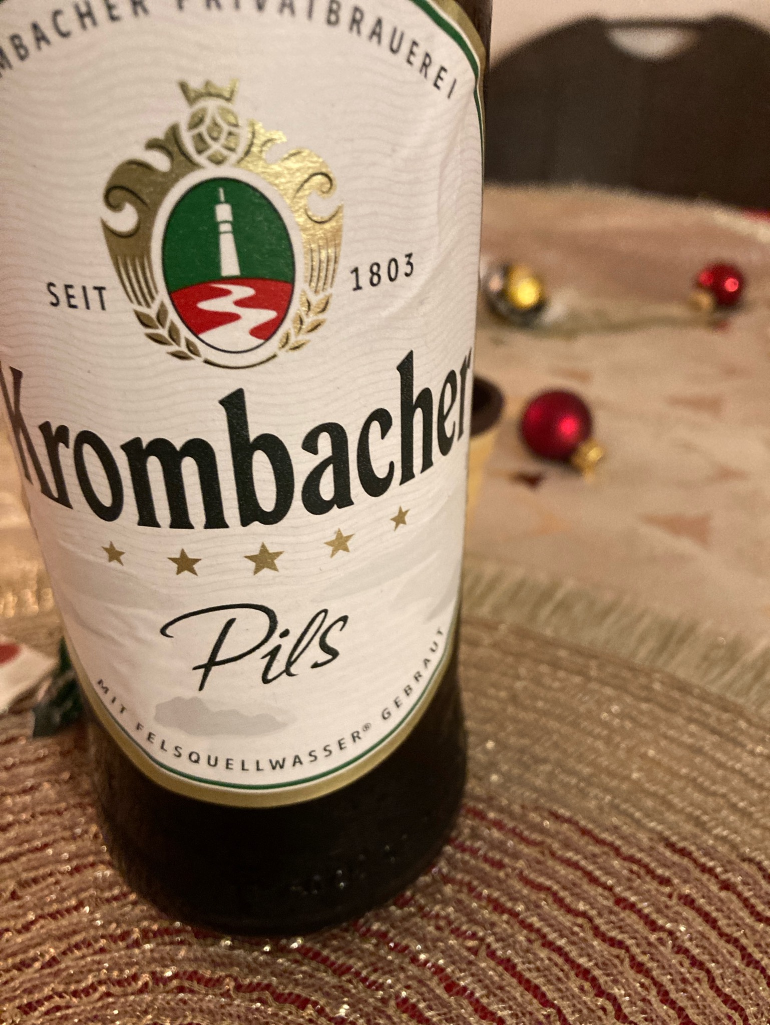 Krombacher Pils, Krombacher Brauerei