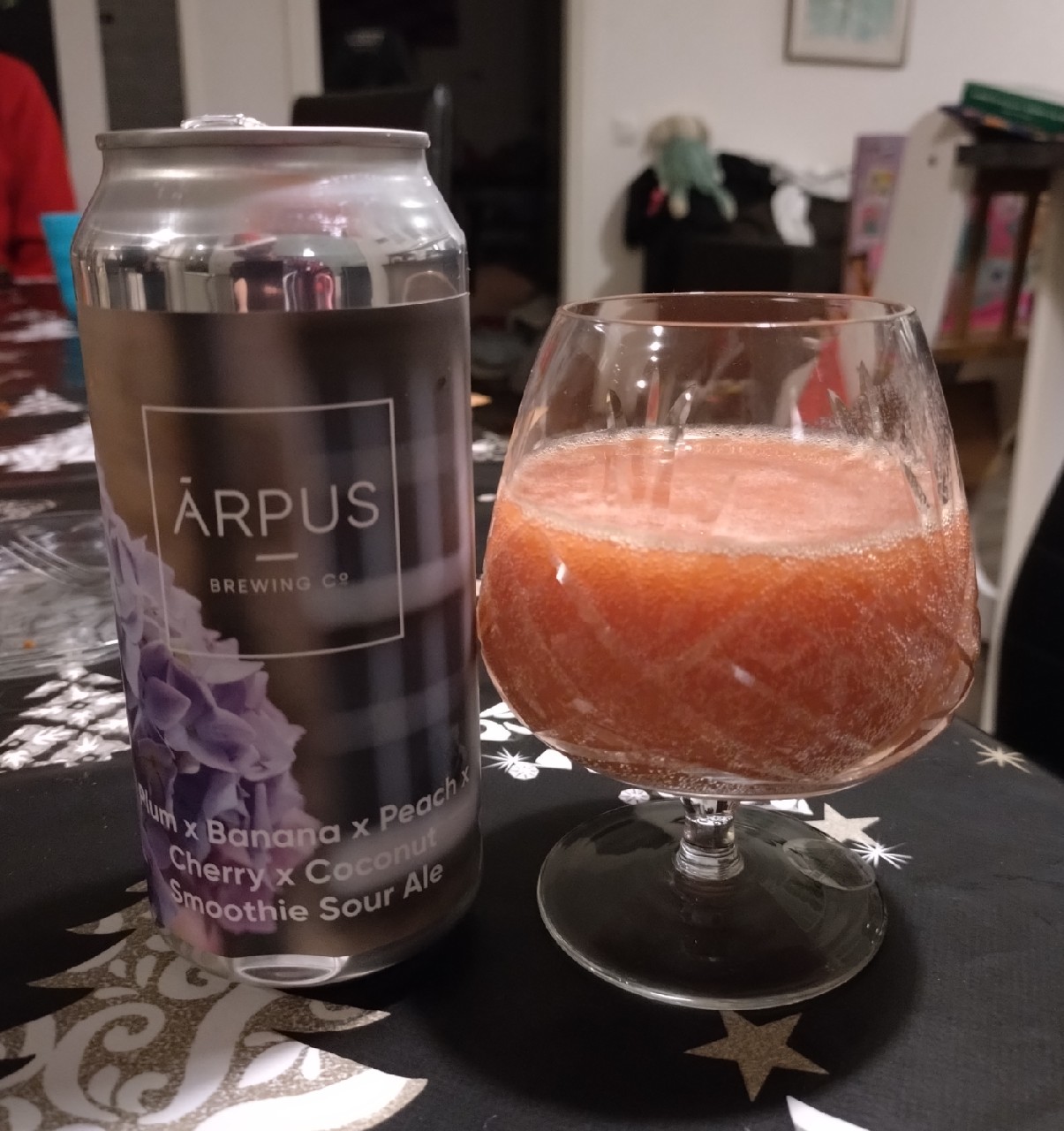 Plum X Banana X Peach X Cherry X Coconut Smoothie Sour Ale, Ārpus Brewing Co.