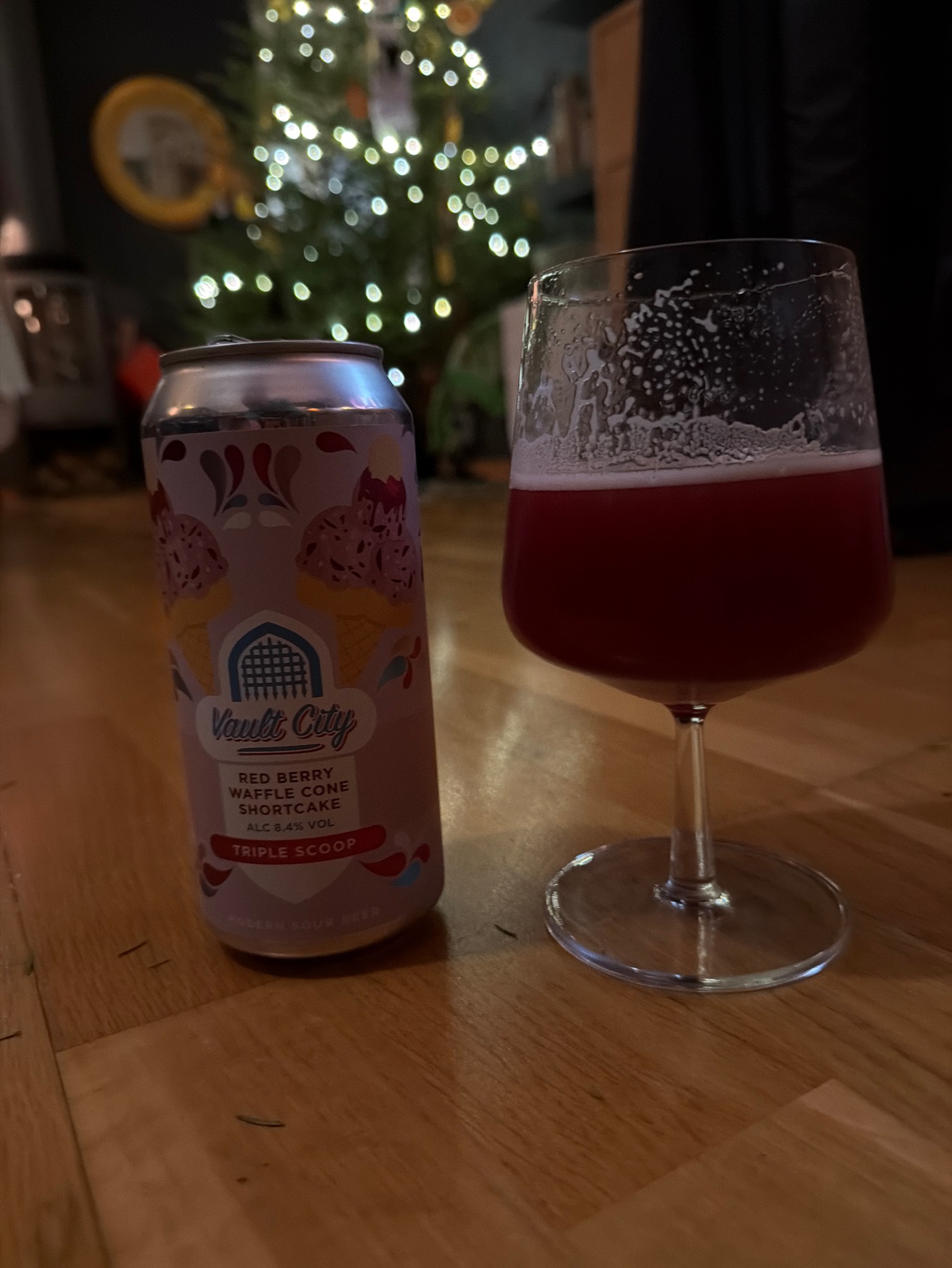 Red Berry Waffle Cone Shortcake Triple Scoop, Scotland