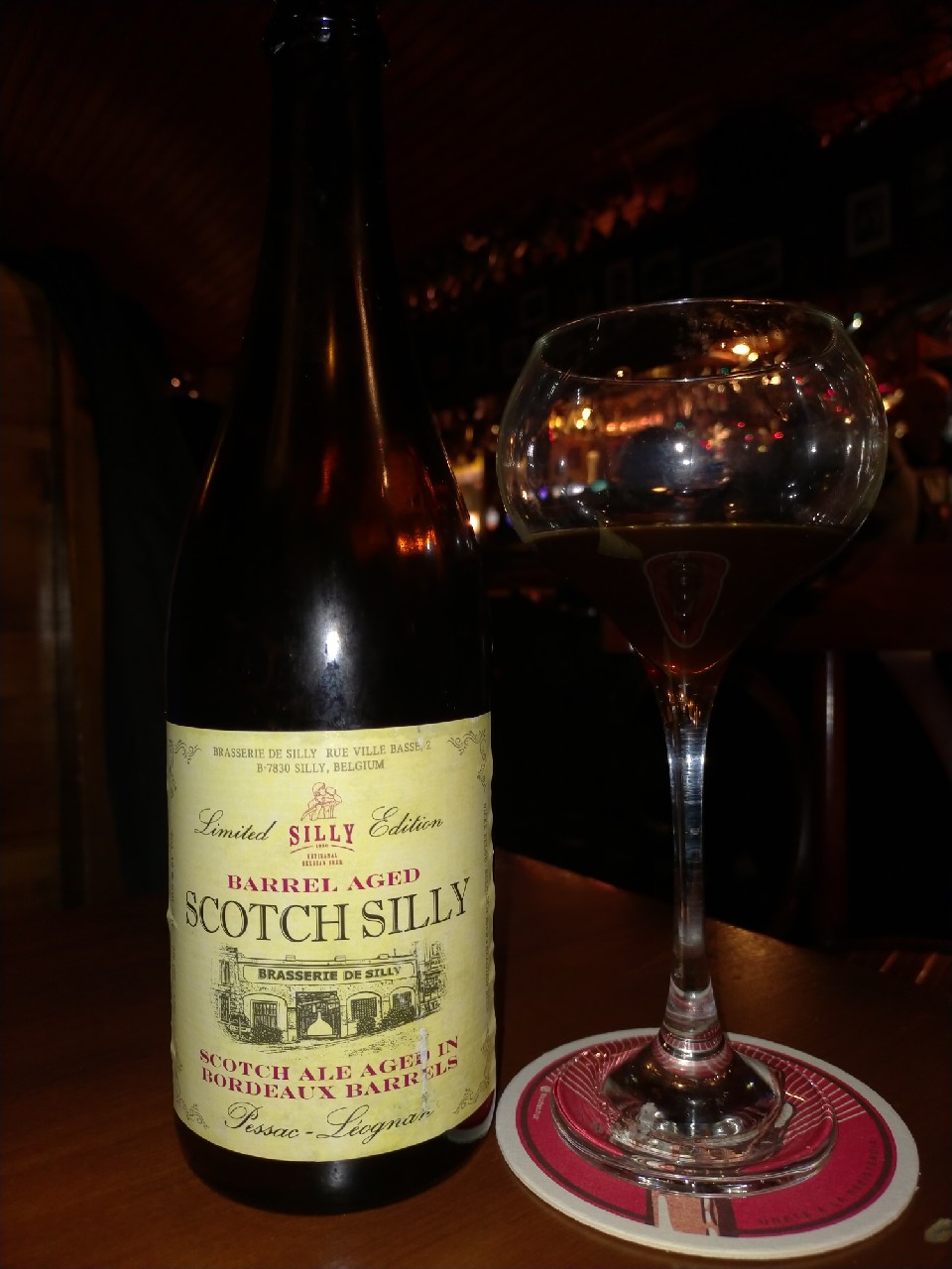 Bordeaux Barrel Aged Silly Scotch, Brasserie de Silly