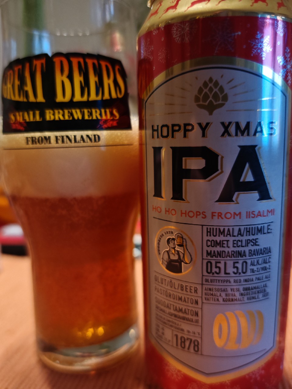 Hoppy Xmas IPA, Olvi