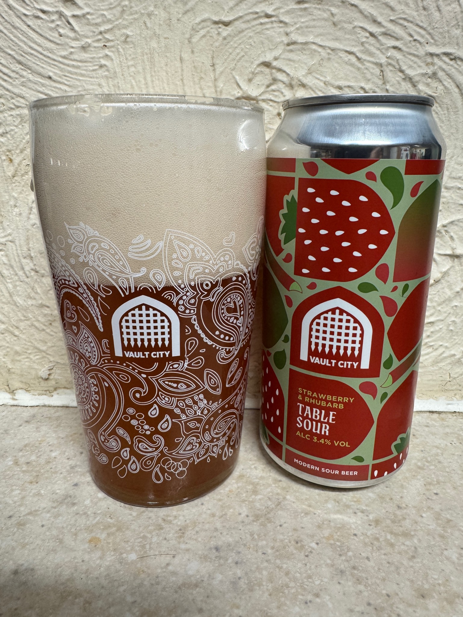 Strawberry & Rhubarb Table Sour, Scotland