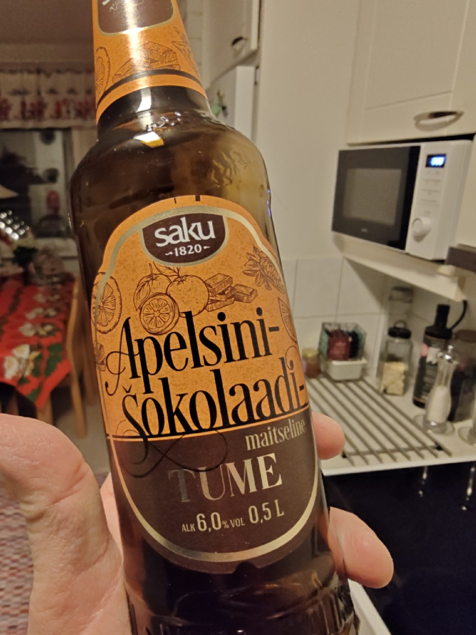 Apelsini-Šokolaadi Tume, Saku Õlletehas (Carlsberg)