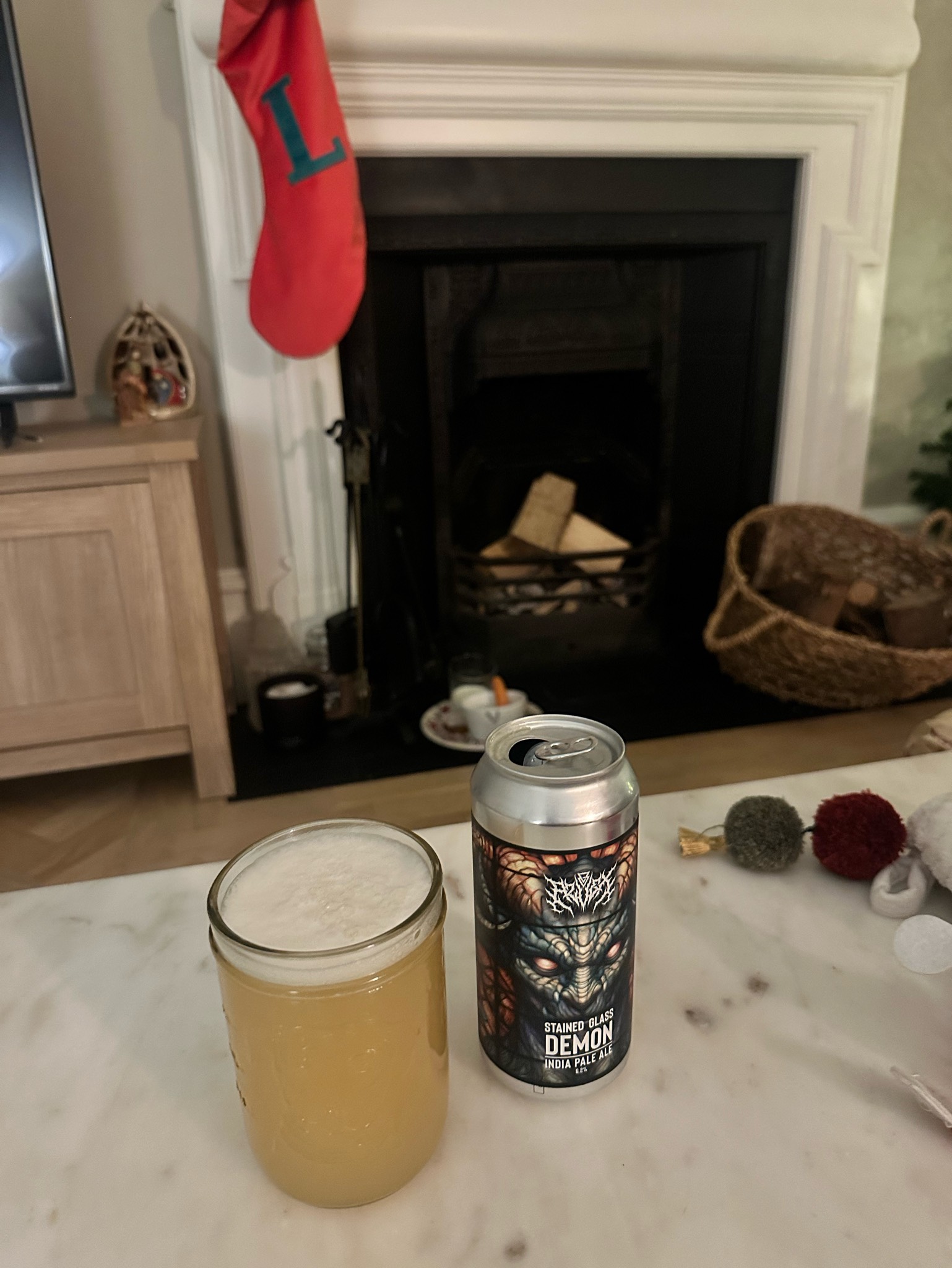 Stained glass demon, Azvex Brewing Company